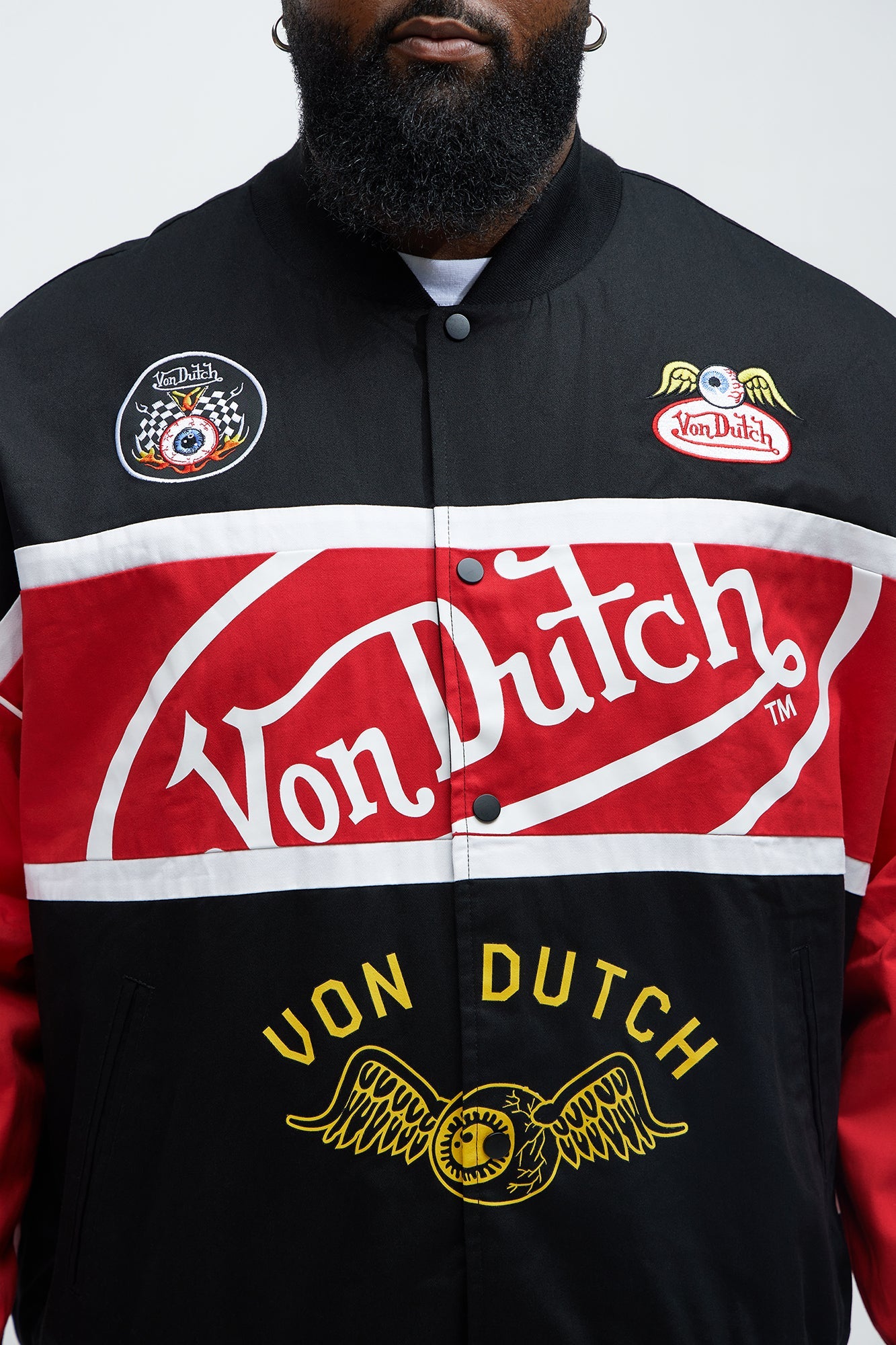 Von Dutch System Jacket - Black/Red