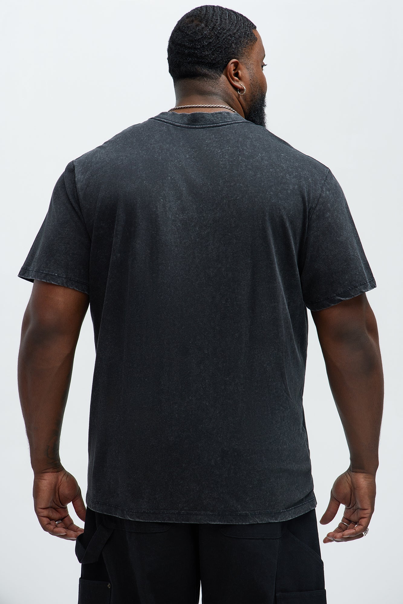 Von Dutch Patch Short Sleeve Tee - Black Wash