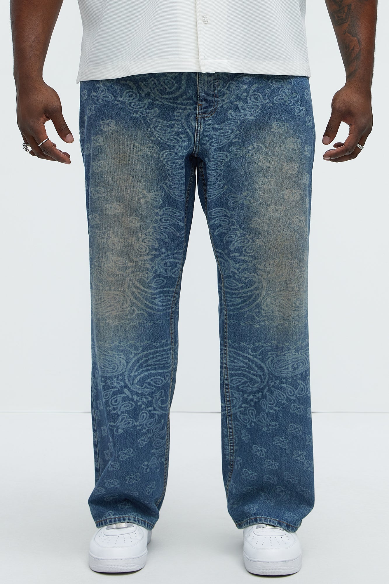 Paisley Last Straight Jeans - Medium Wash