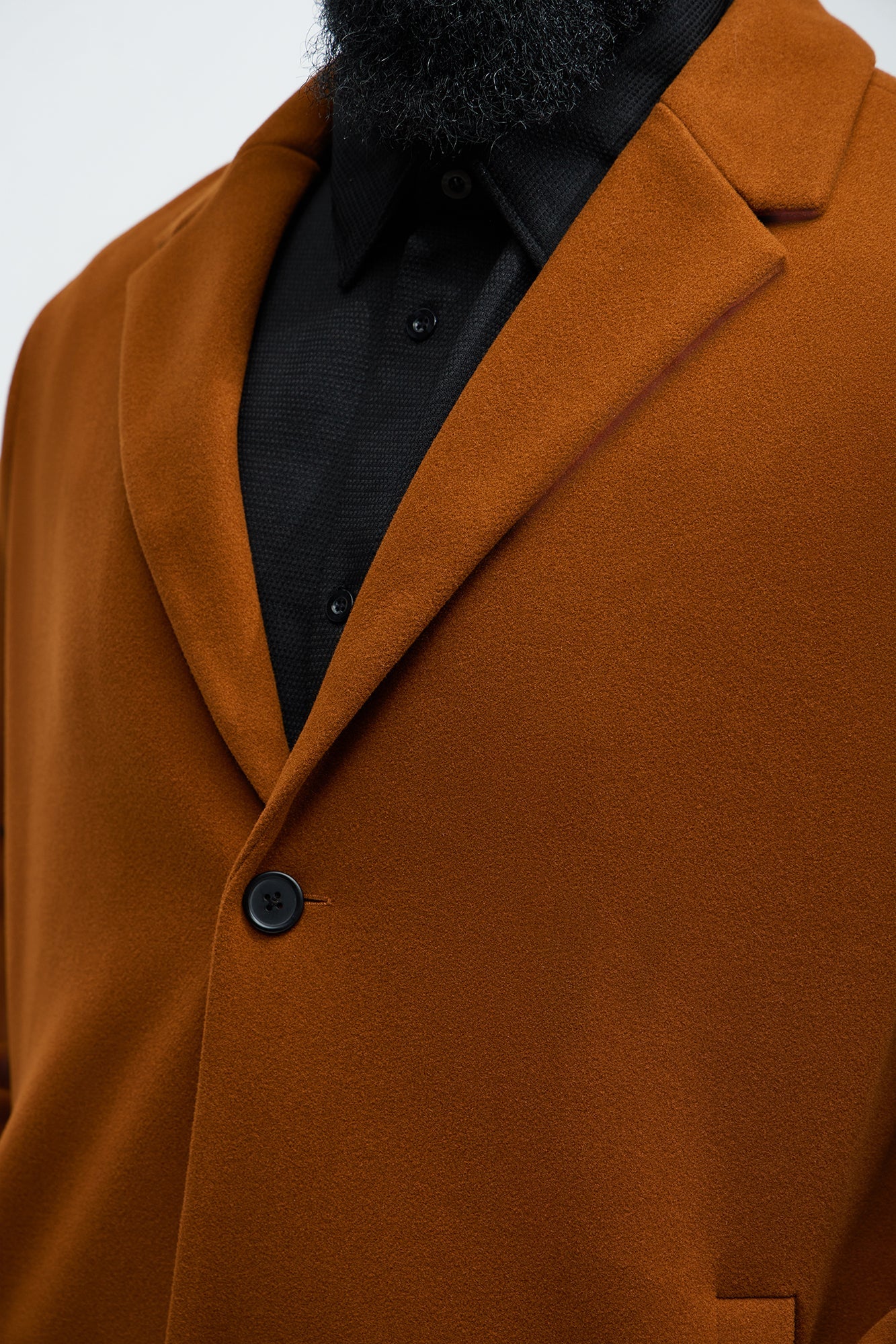 Tomsk Wool Long Coat - Brown