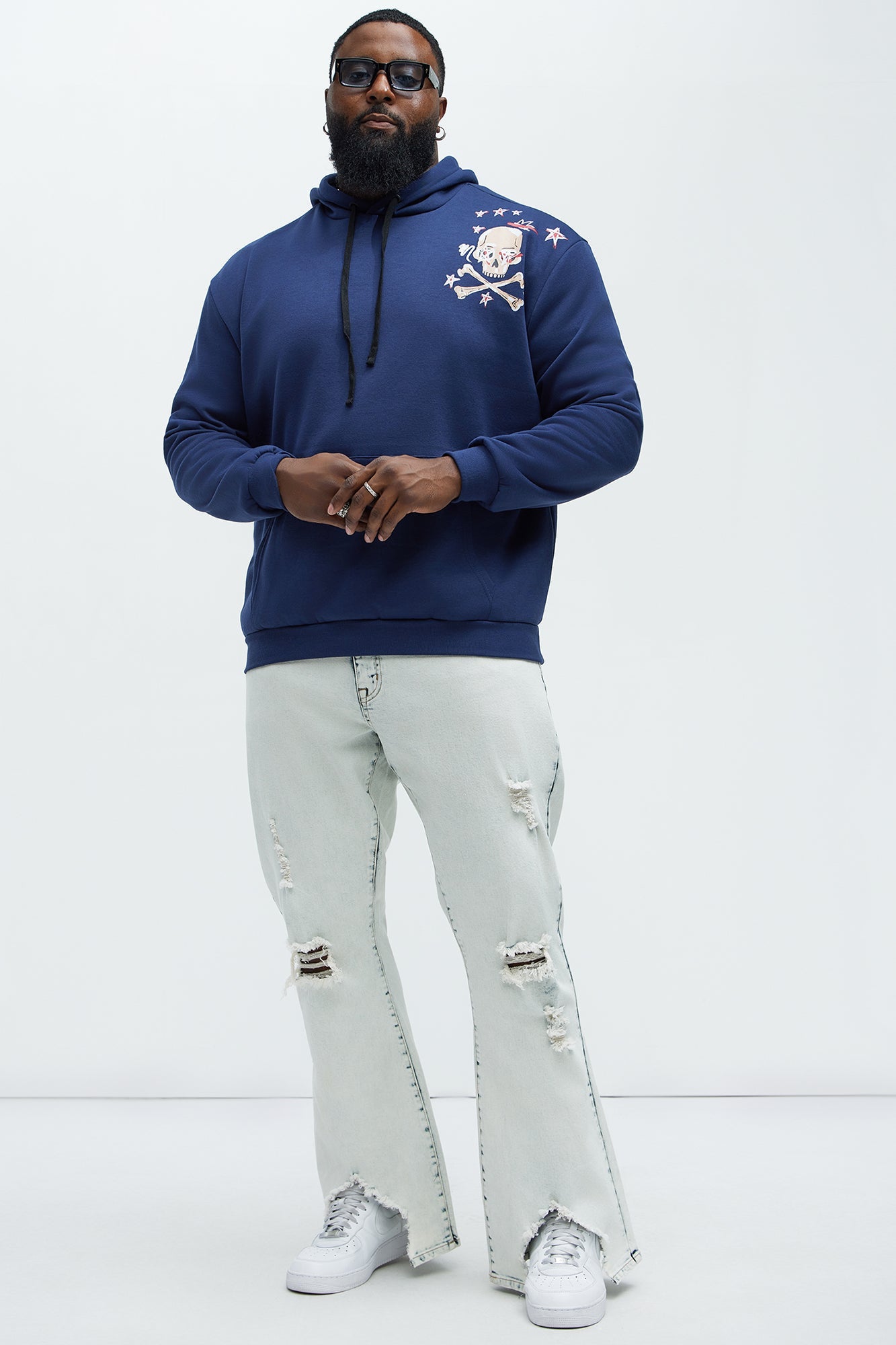 Burning Bridges Hoodie - Blue