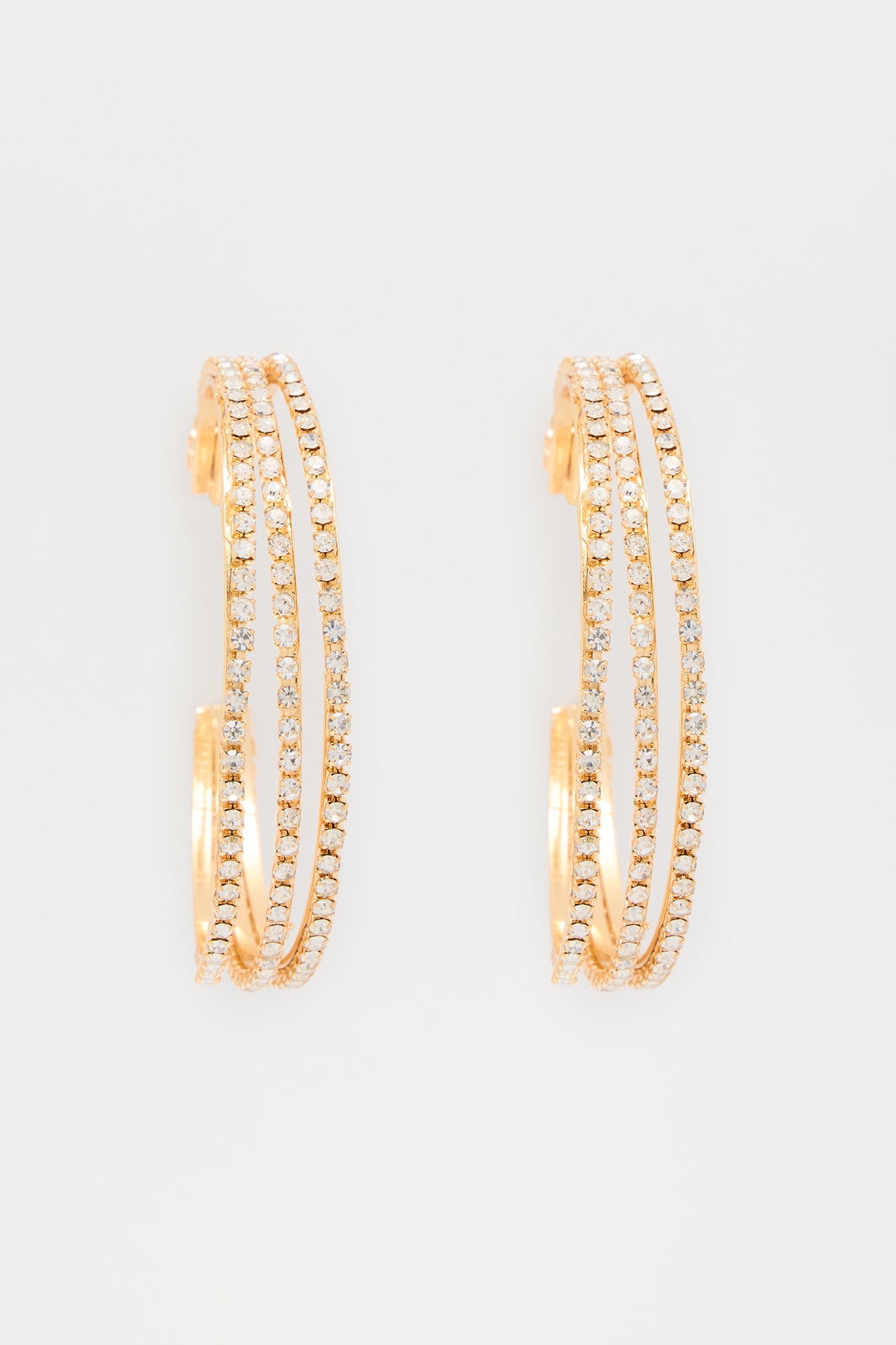 Ready For You Hoop Earrings - Gold