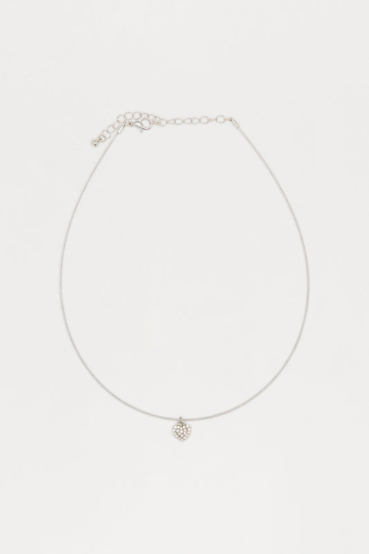 Cherished You Pendant Necklace - Silver