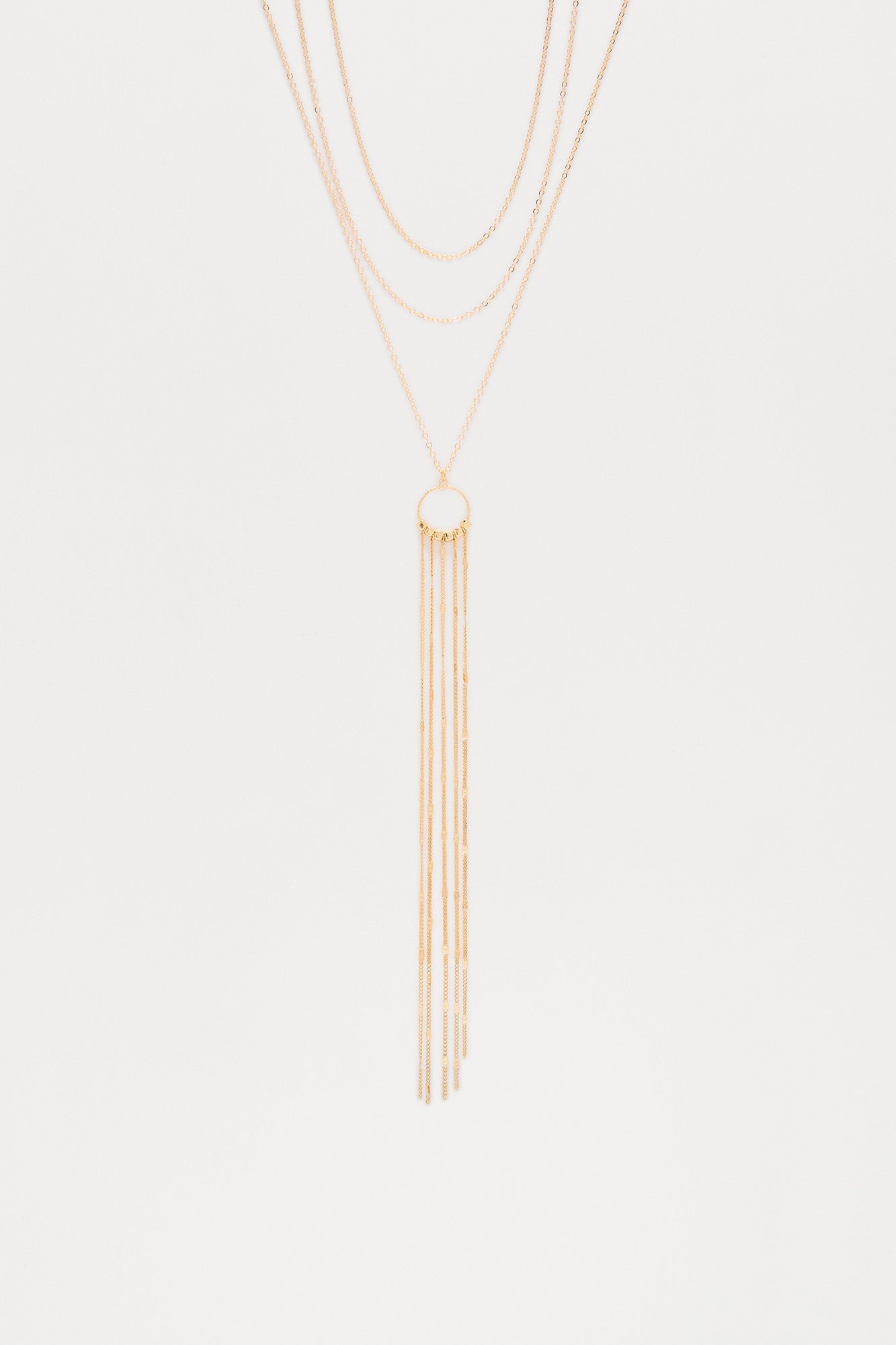 Anything For You Lariat Necklace - Gold