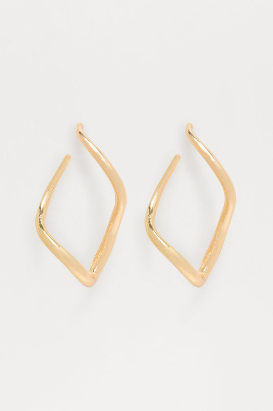 How It Is Hoop Earrings - Gold