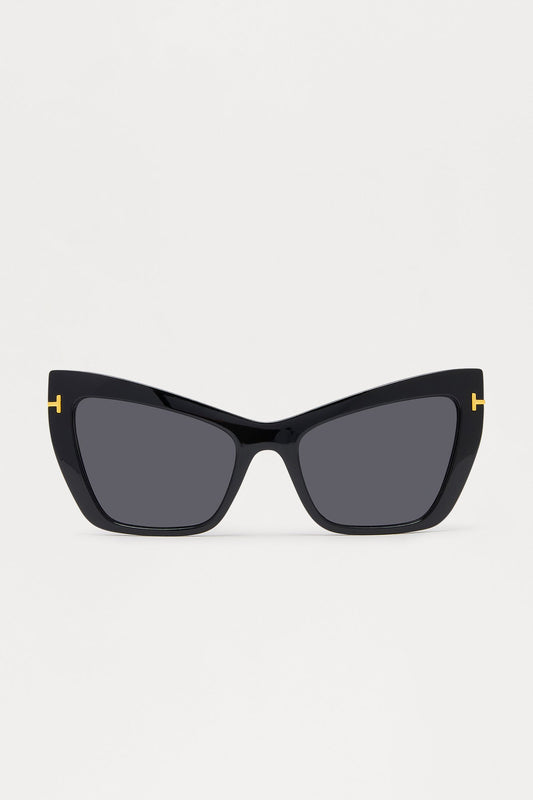 Paloma Cat Eye Sunglasses - Black