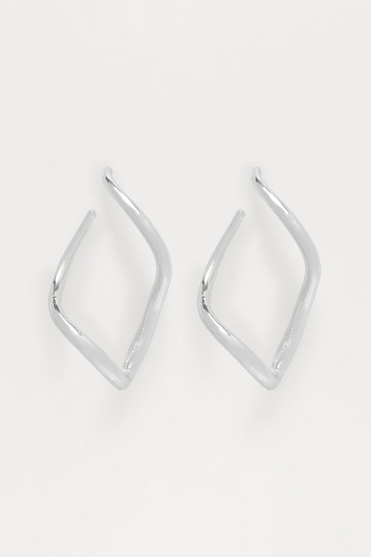 How It Is Hoop Earrings - Silver