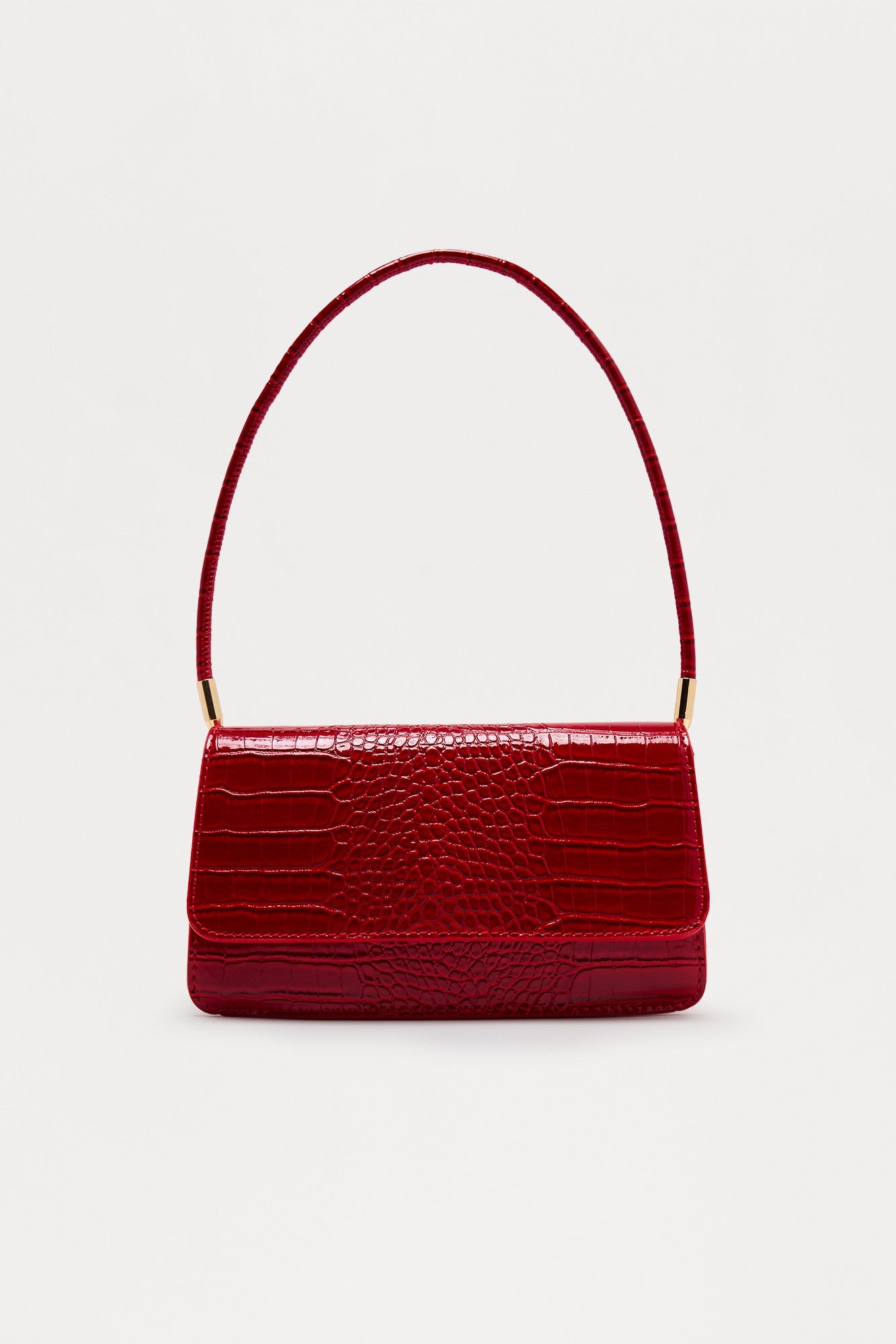 Croc Star Faux Leather Bag - Red