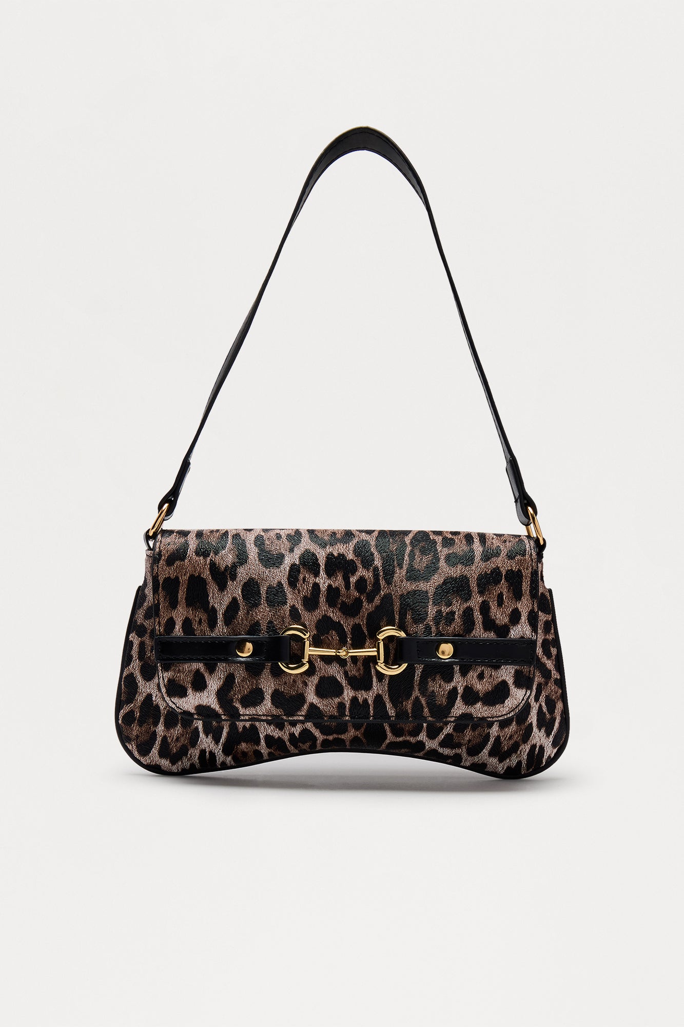 Not A Work Faux Leather Bag - Leopard