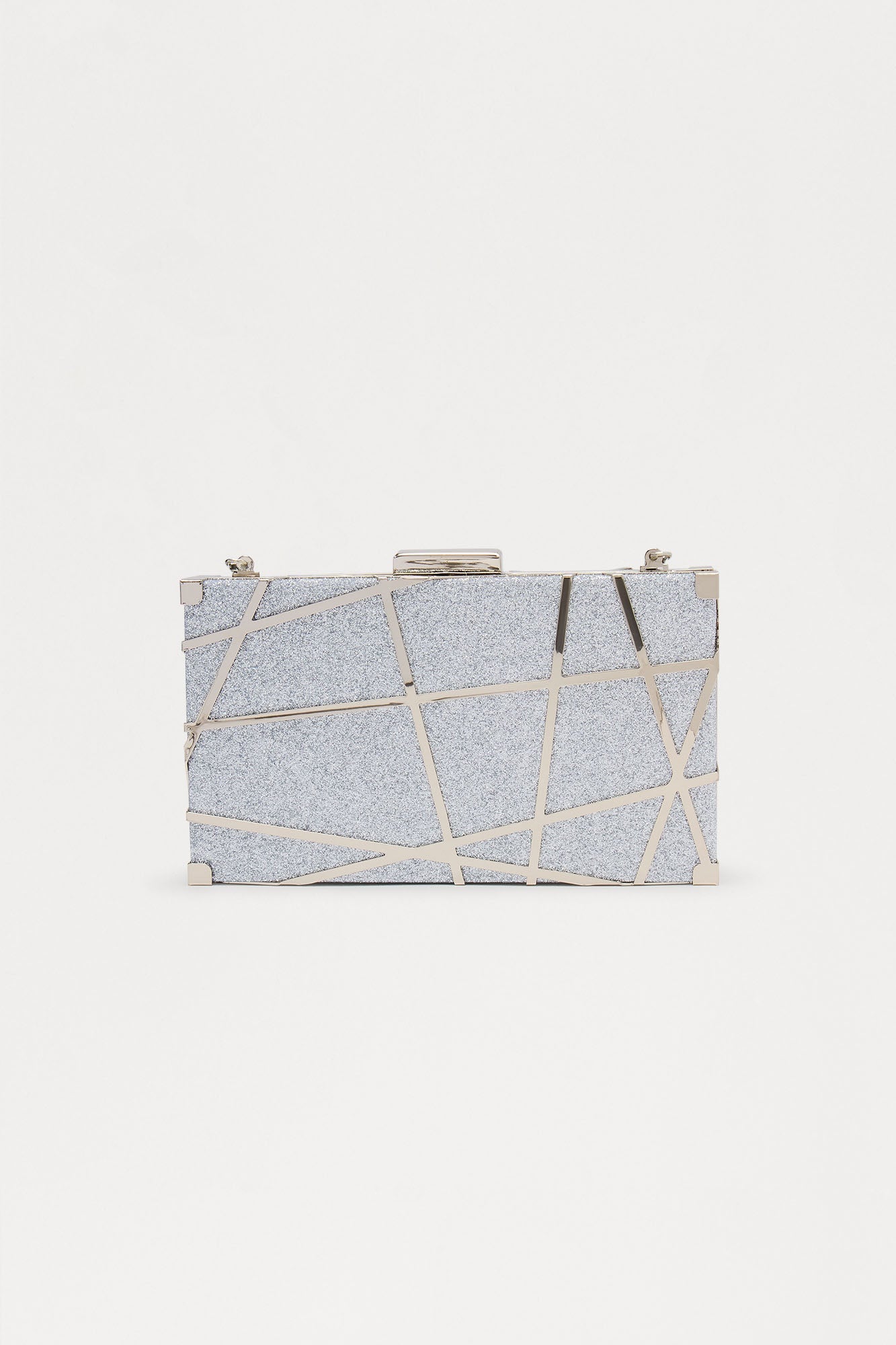Golden Queen Clutch - Silver
