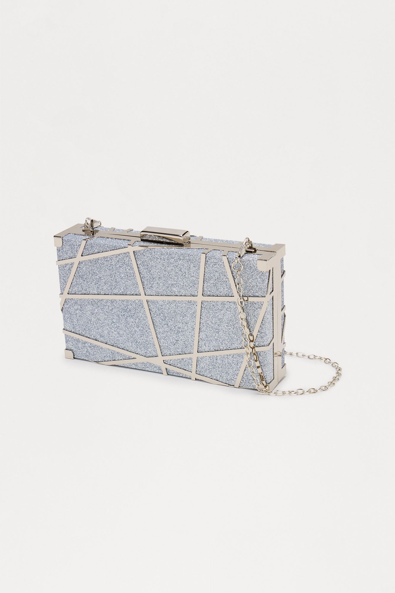 Golden Queen Clutch - Silver