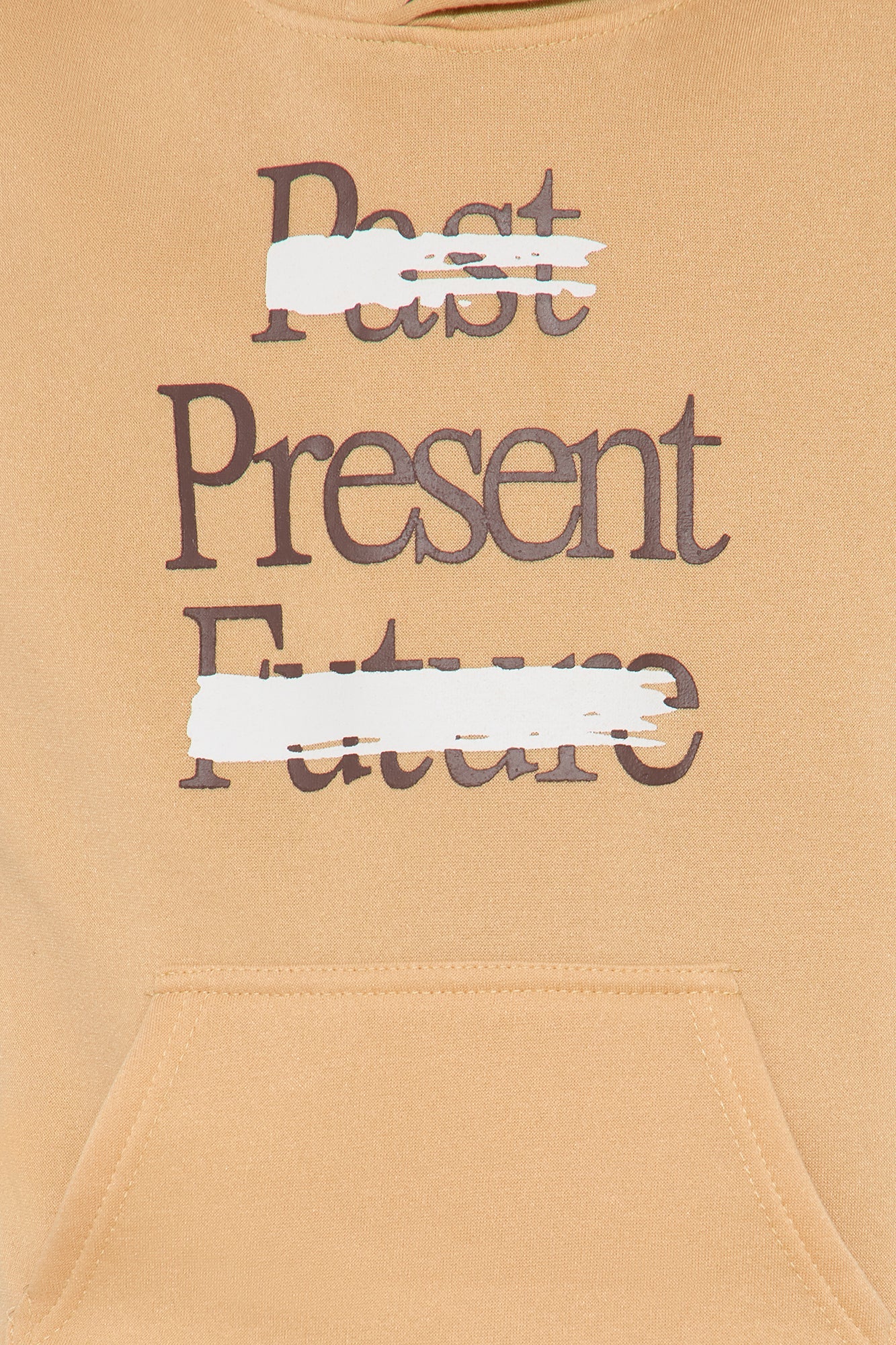 Mini Focused On The Present Hoodie and Jogger Pant Set - Sand/combo