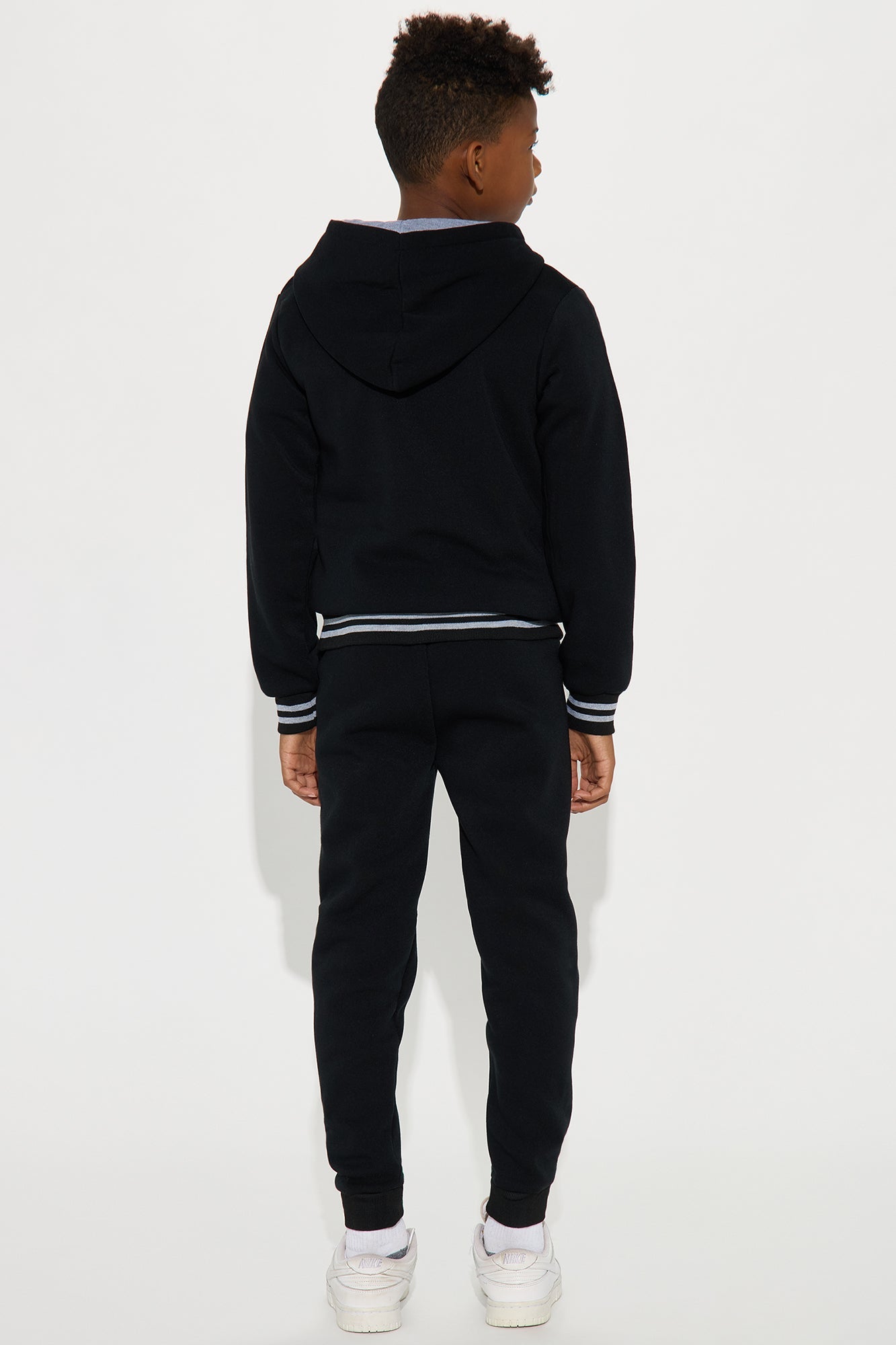 Mini Forever The GOAT Hoodie and Jogger Pant Set - Black