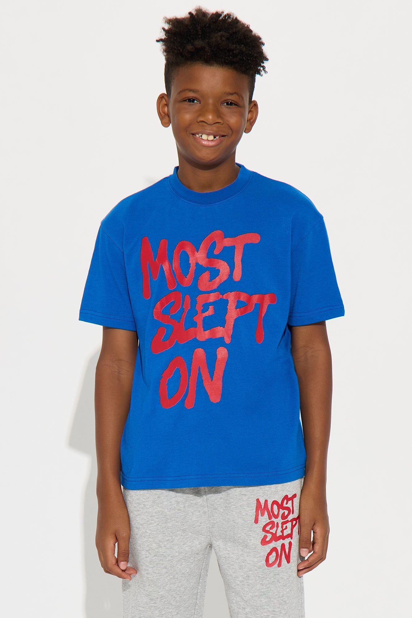 Mini Most Slept On Pant Set - Blue/combo