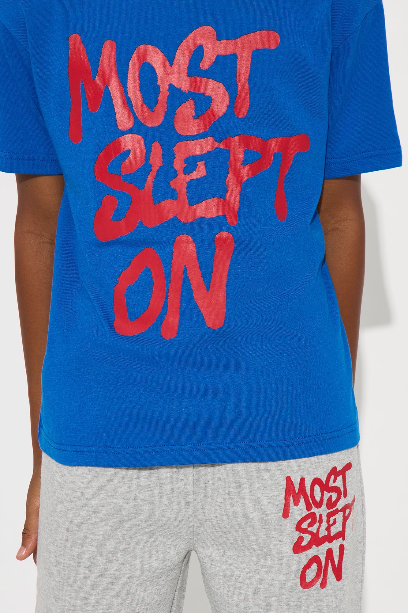 Mini Most Slept On Pant Set - Blue/combo