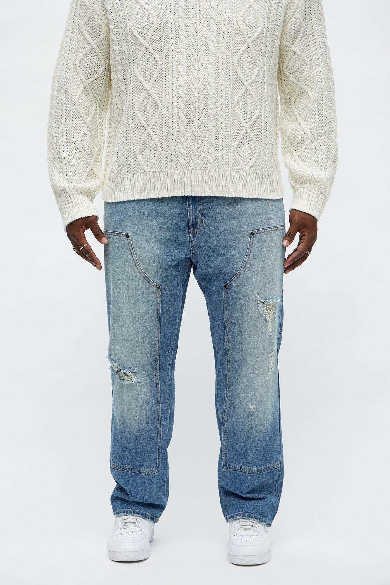 Straight Grind Carpenter Jean - Vintage Blue Wash