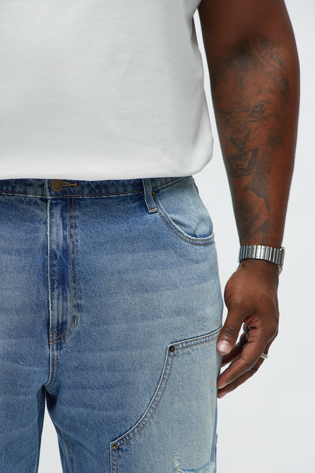 Straight Grind Carpenter Jean - Vintage Blue Wash