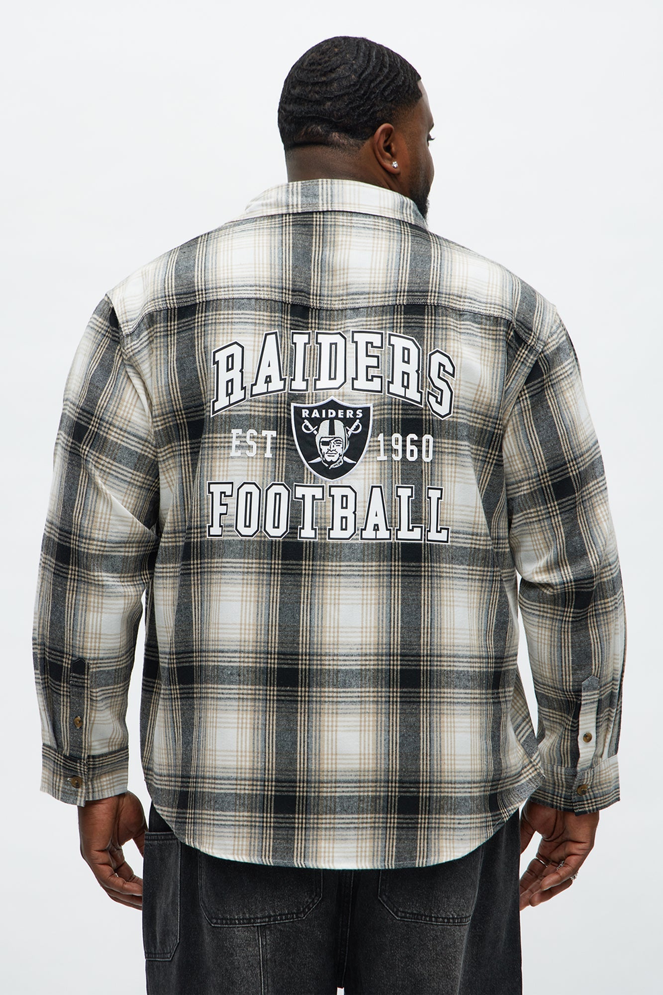 Raiders Flannel - Cream/combo