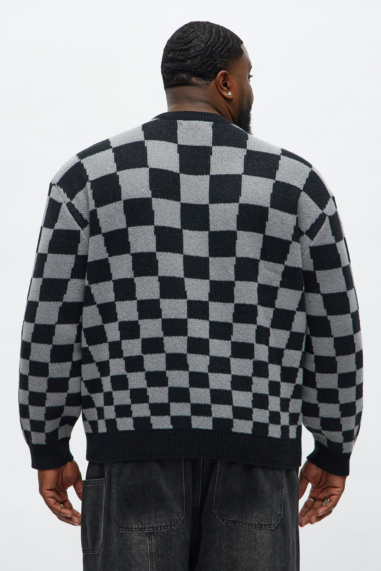 Gridlock 8 Ball Sweater - Black/Grey