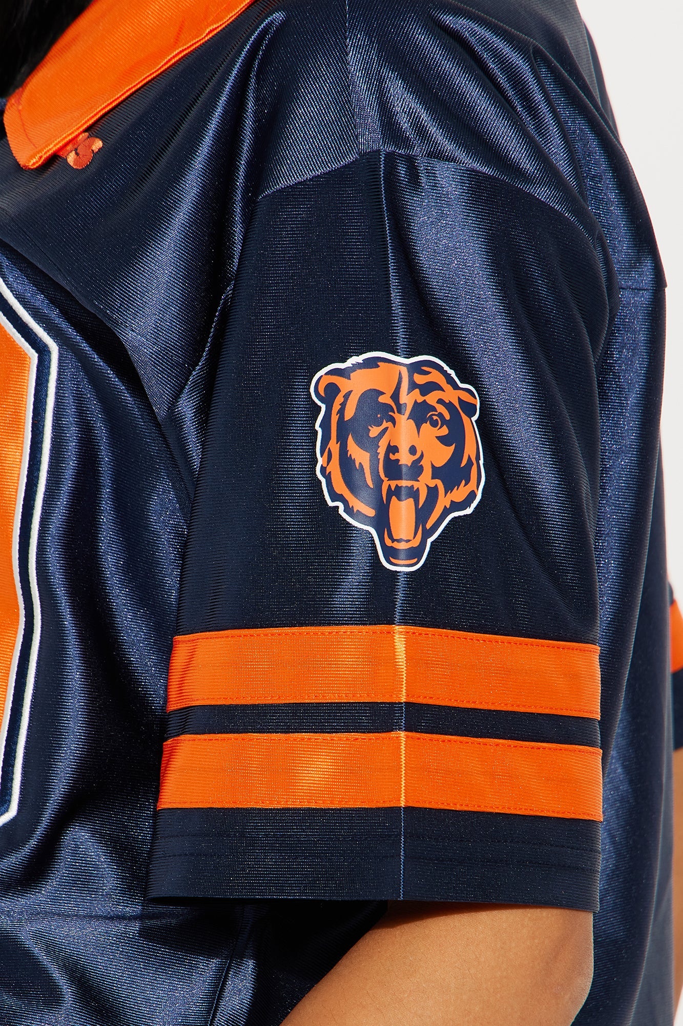 NFL Bears Cropped Shirt - Navy