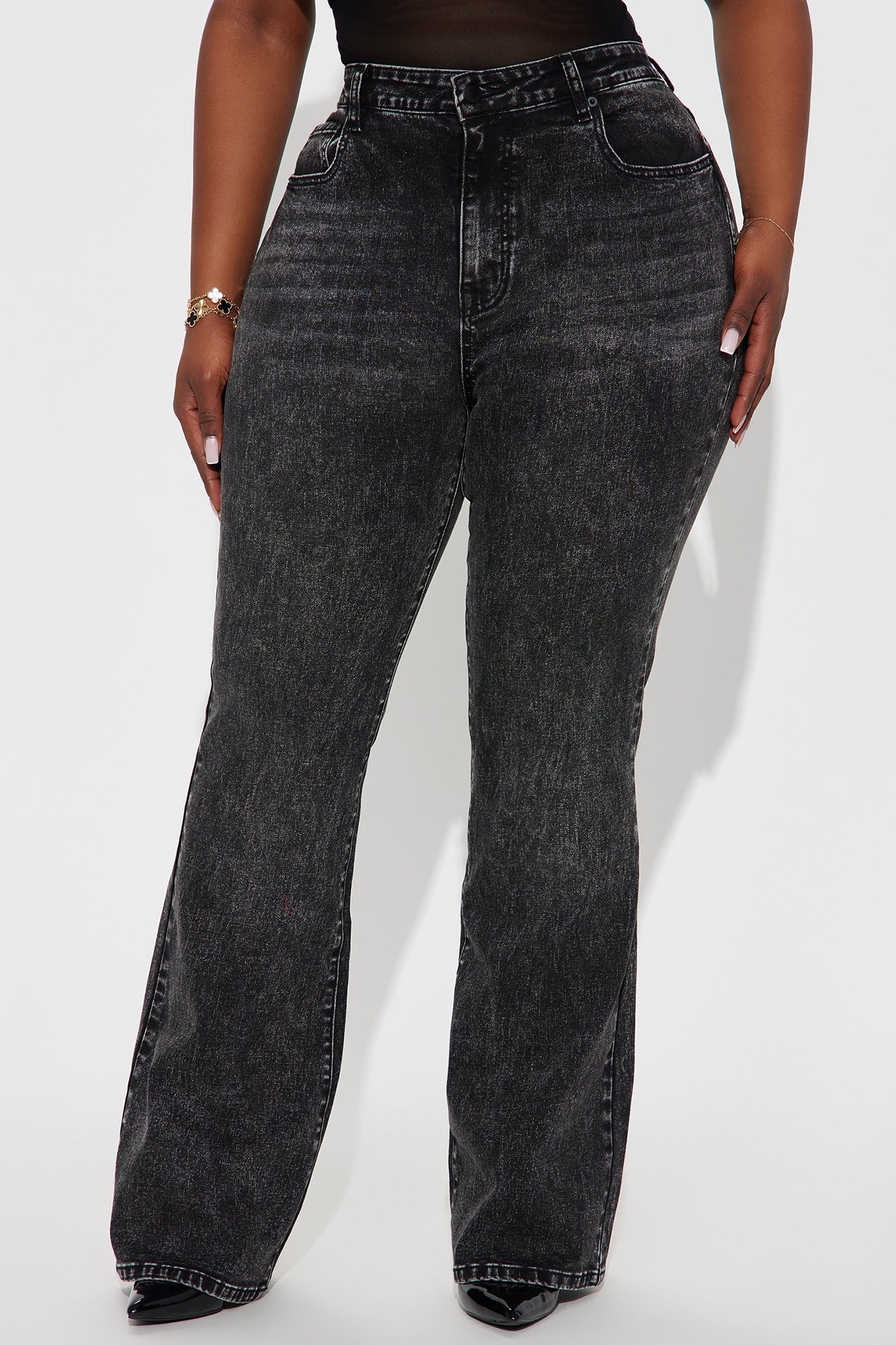 Gemma Sculpting Stretch Bootcut Jeans - Black