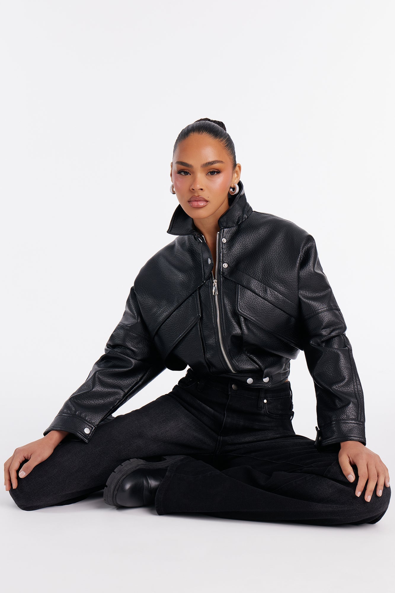 Tall Everyday Basic Straight Leg Denim Jeans - Black