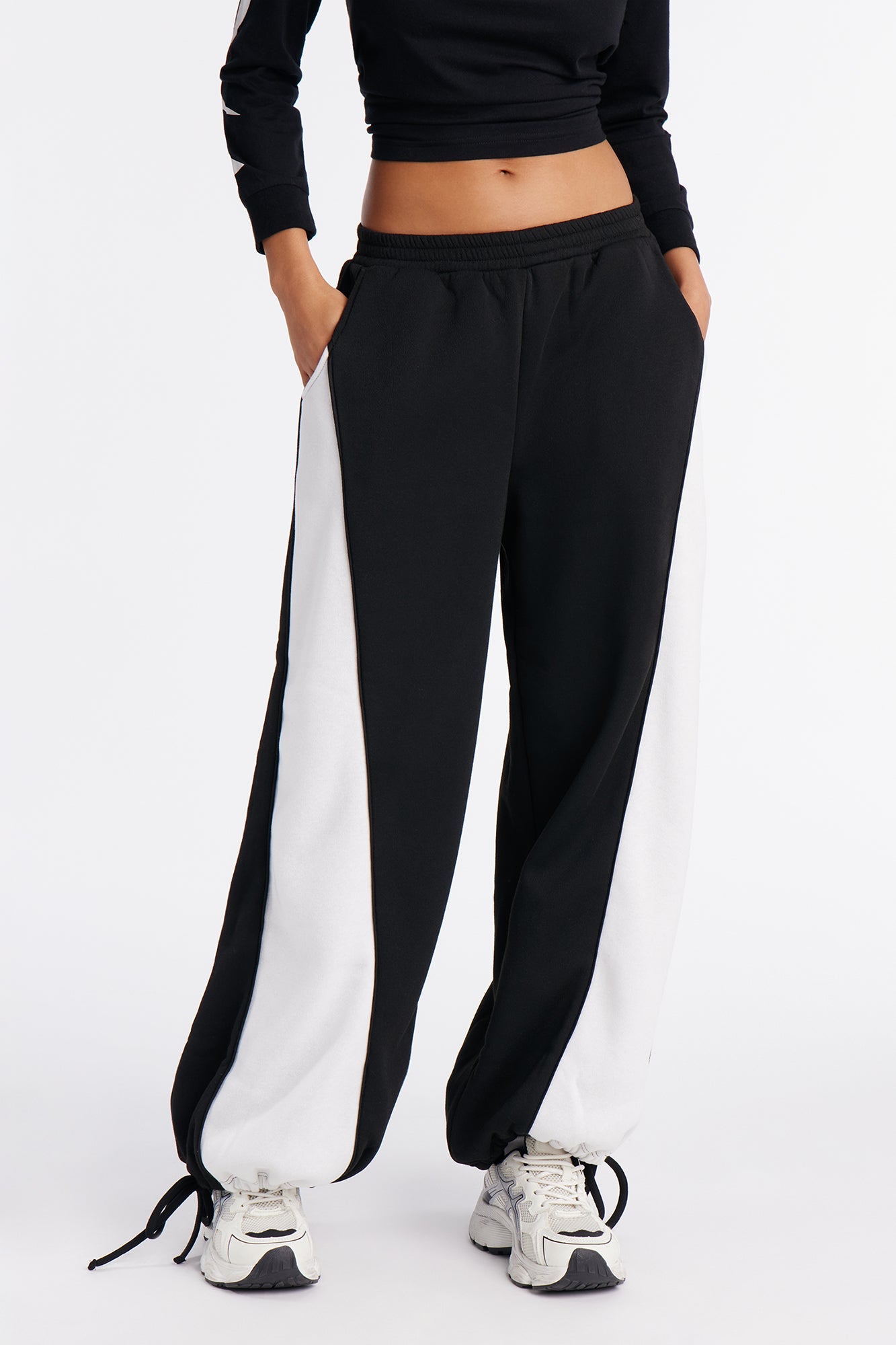 Casey Fleece Lounge Jogger Pant - Black