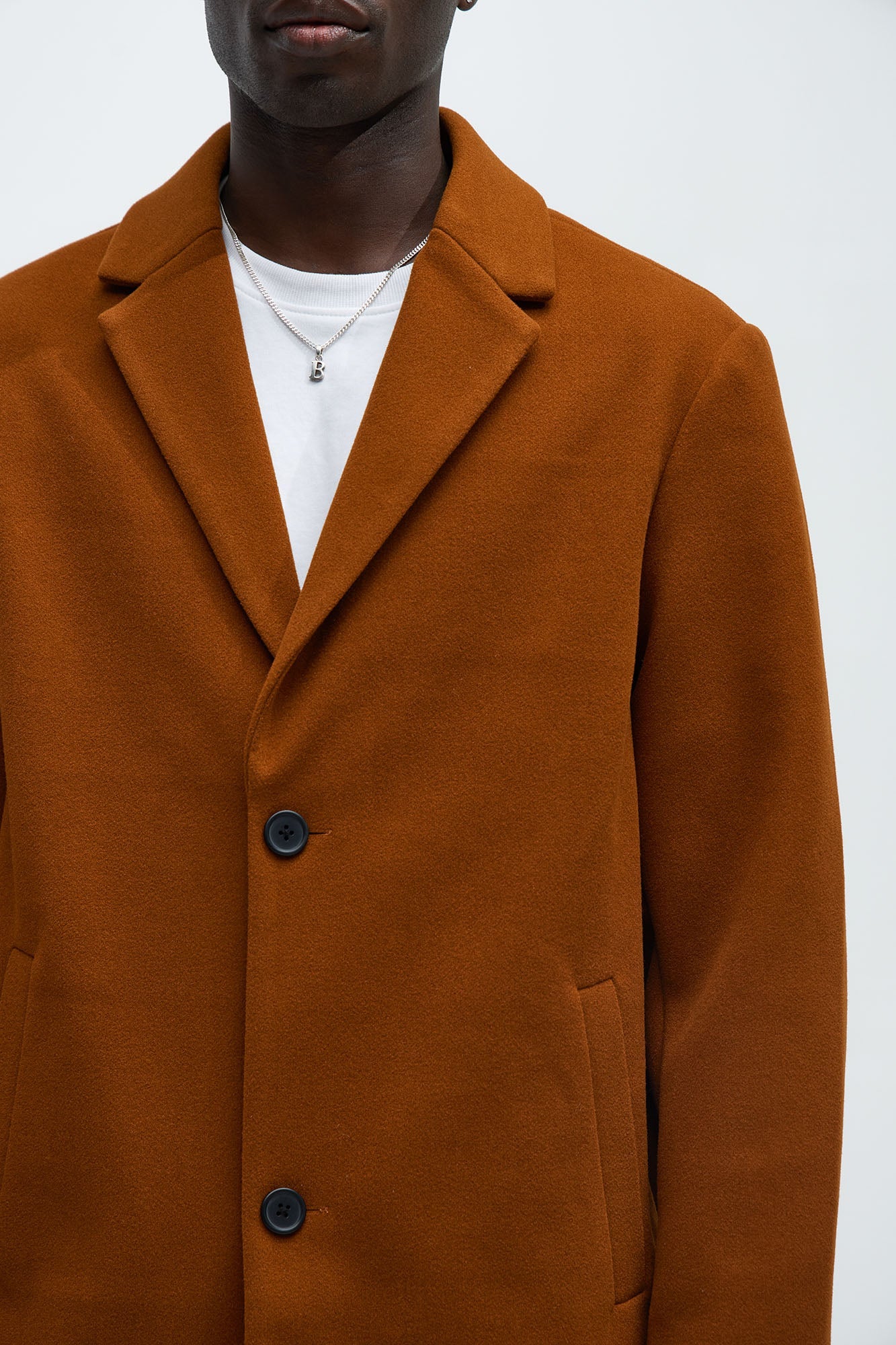 Tomsk Wool Long Coat - Brown