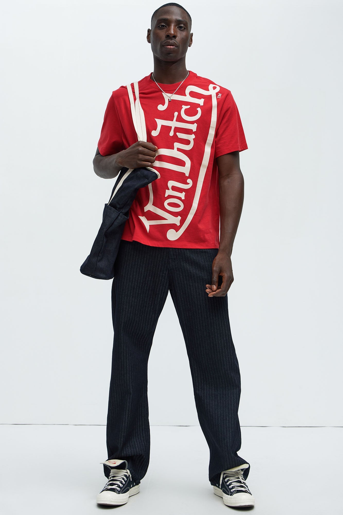 Von Dutch Blasted Short Sleeve Tee - Red