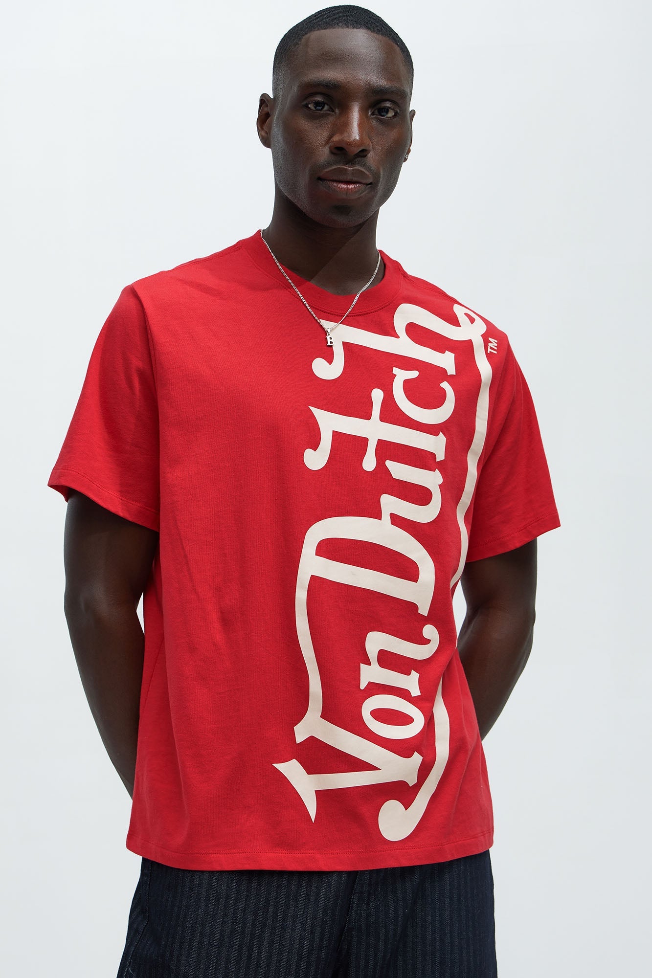 Von Dutch Blasted Short Sleeve Tee - Red