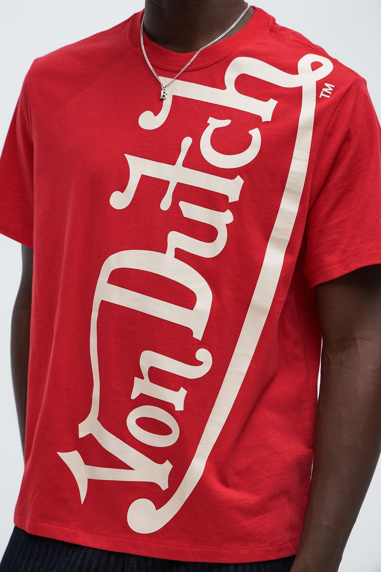 Von Dutch Blasted Short Sleeve Tee - Red