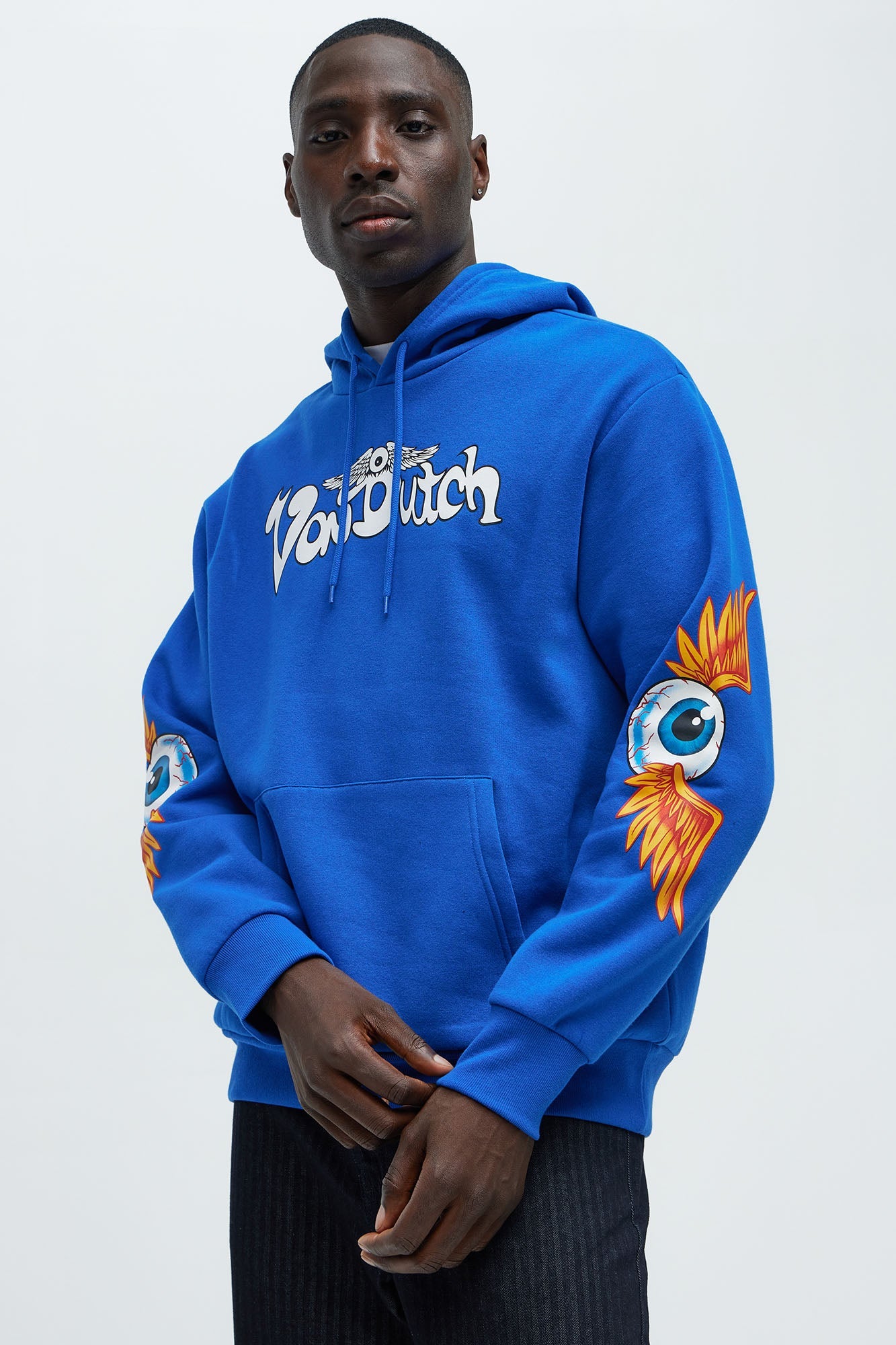 Von Dutch Flying Eye Hoodie - Royal