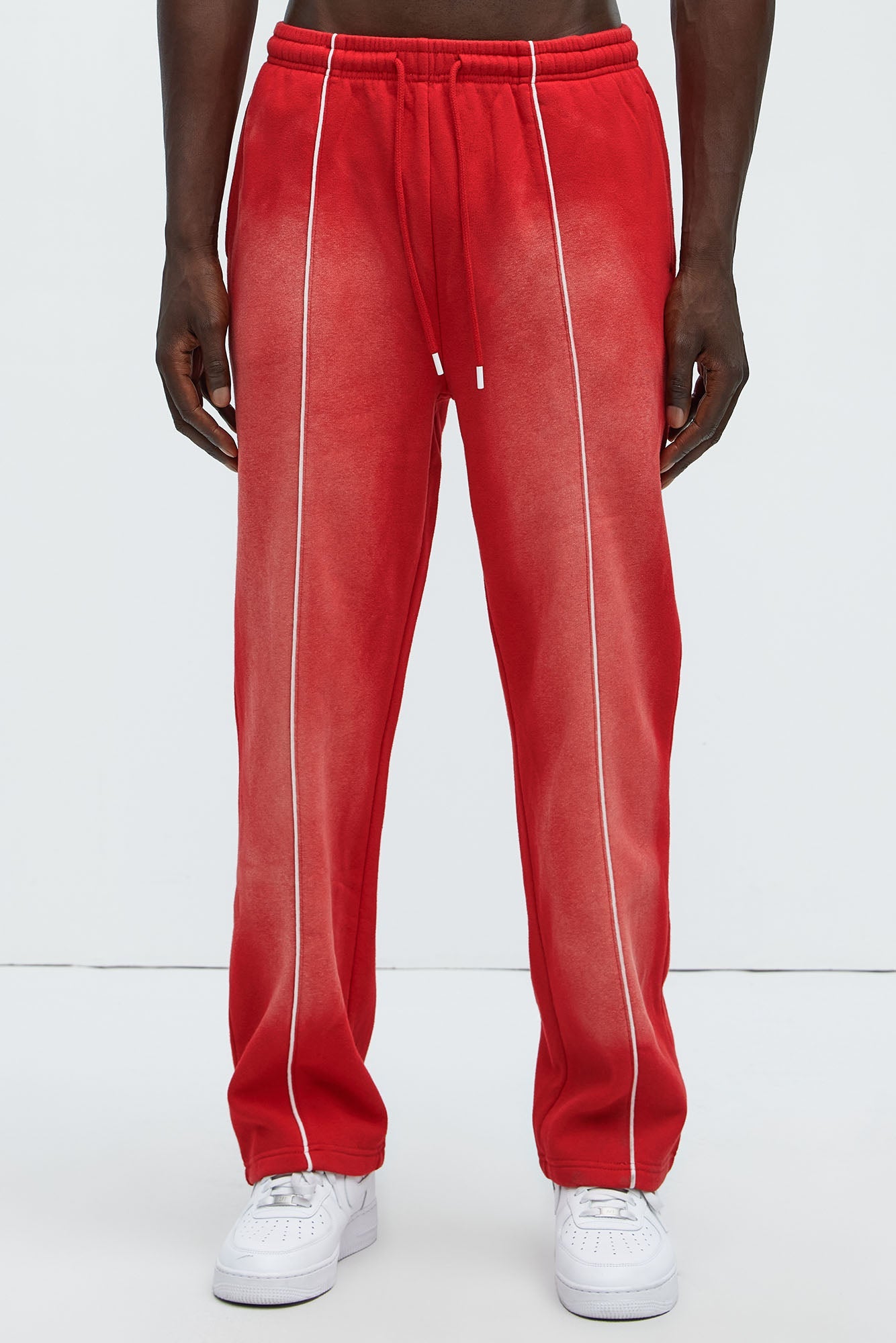 Tyson Just Go With It Straight Sweatpants - Red