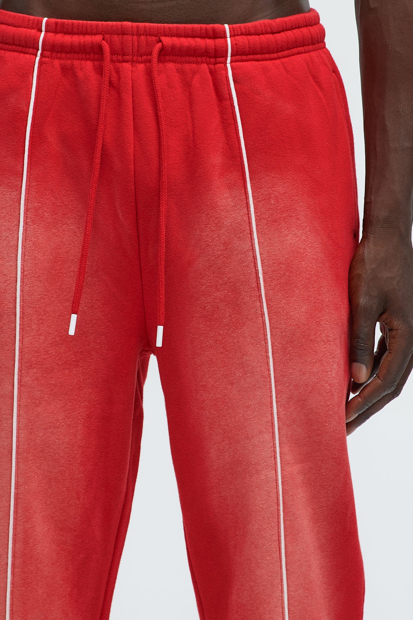 Tyson Just Go With It Straight Sweatpants - Red