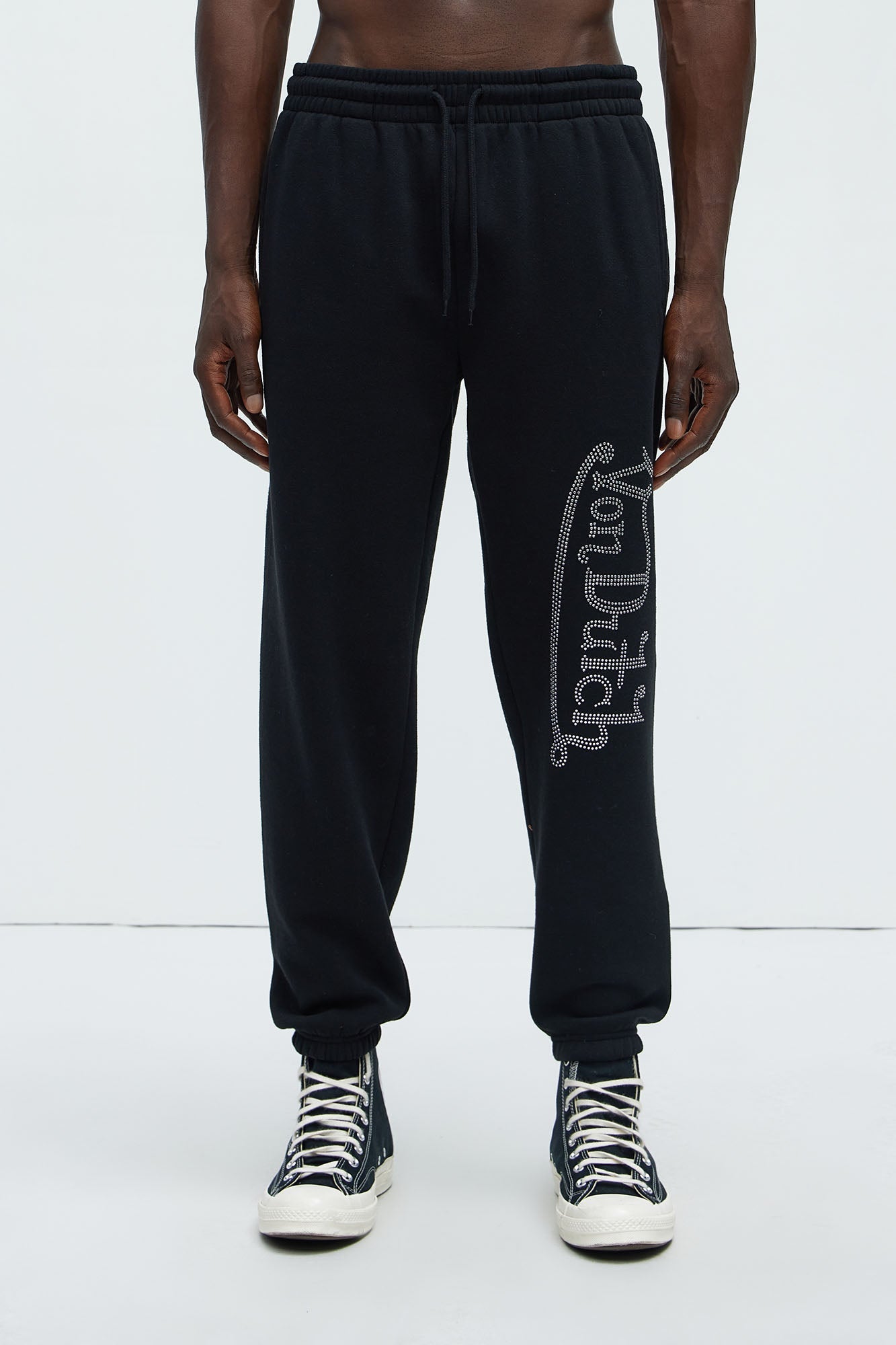 Von Dutch Bling Sweatpants - Black