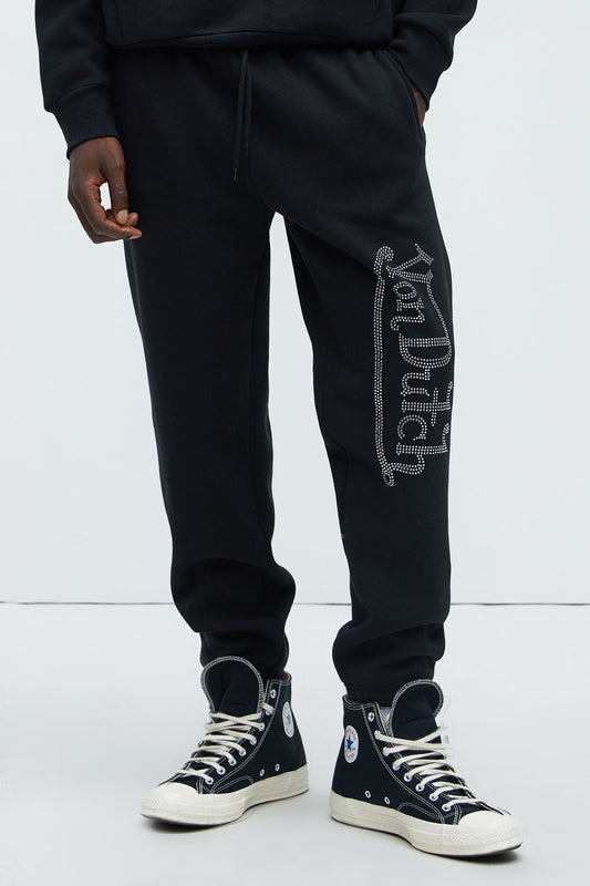 Von Dutch Bling Sweatpants - Black