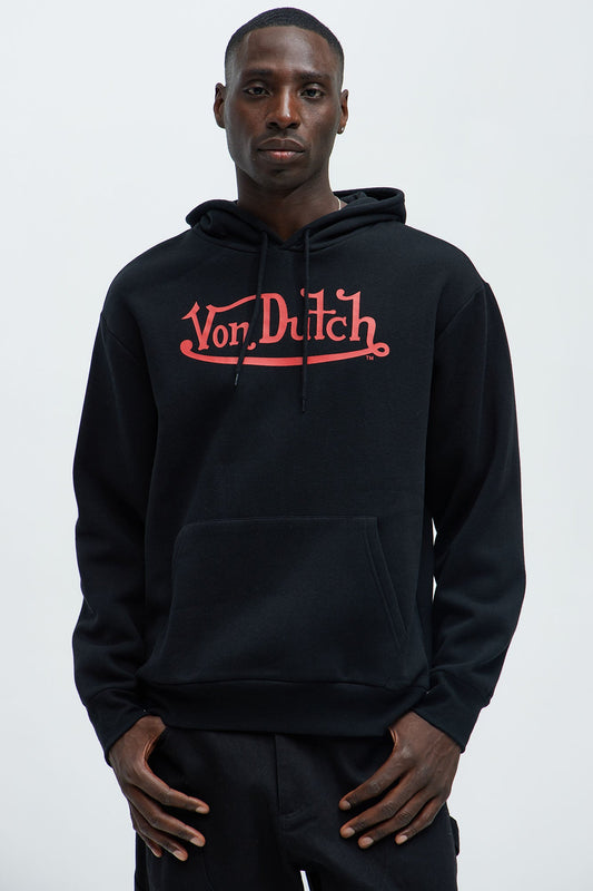 Von Dutch Street Hoodie - Black