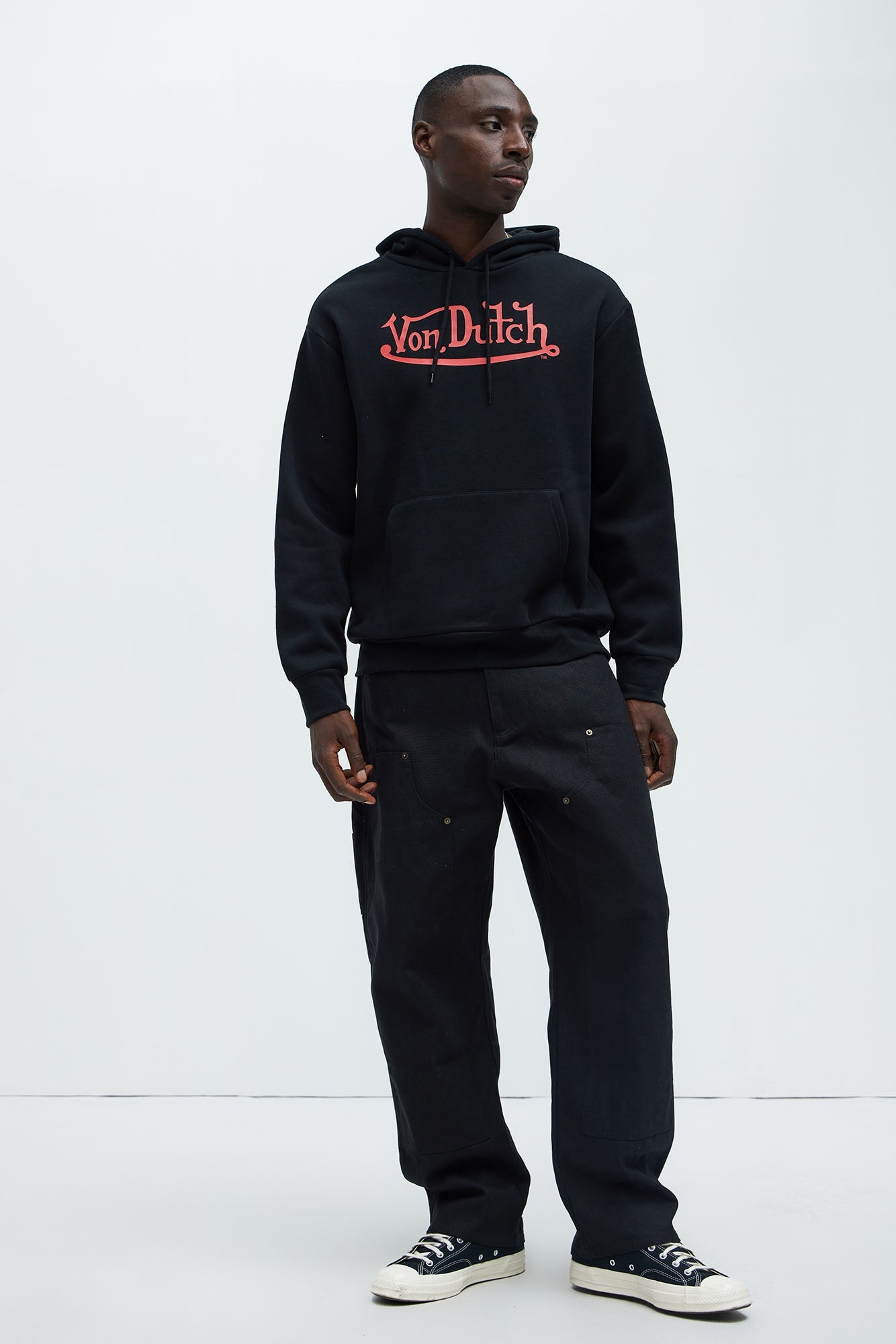 Von Dutch Street Hoodie - Black
