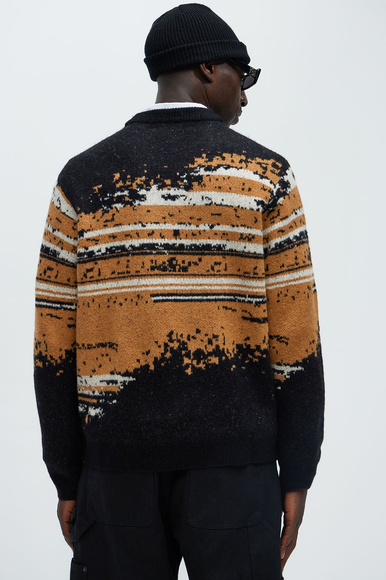 Smyth Crewneck Sweater - Brown Combo