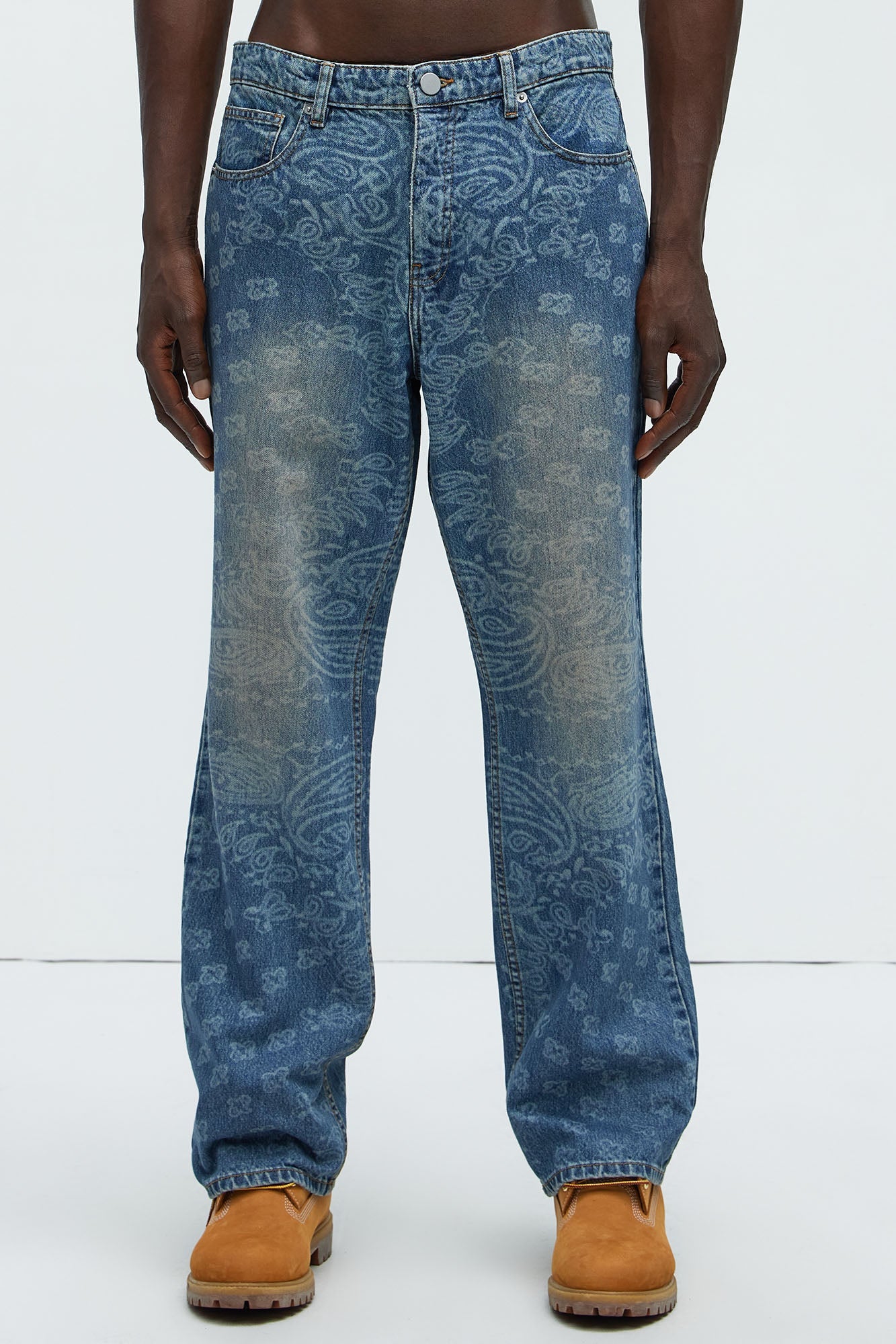 Paisley Last Straight Jeans - Medium Wash