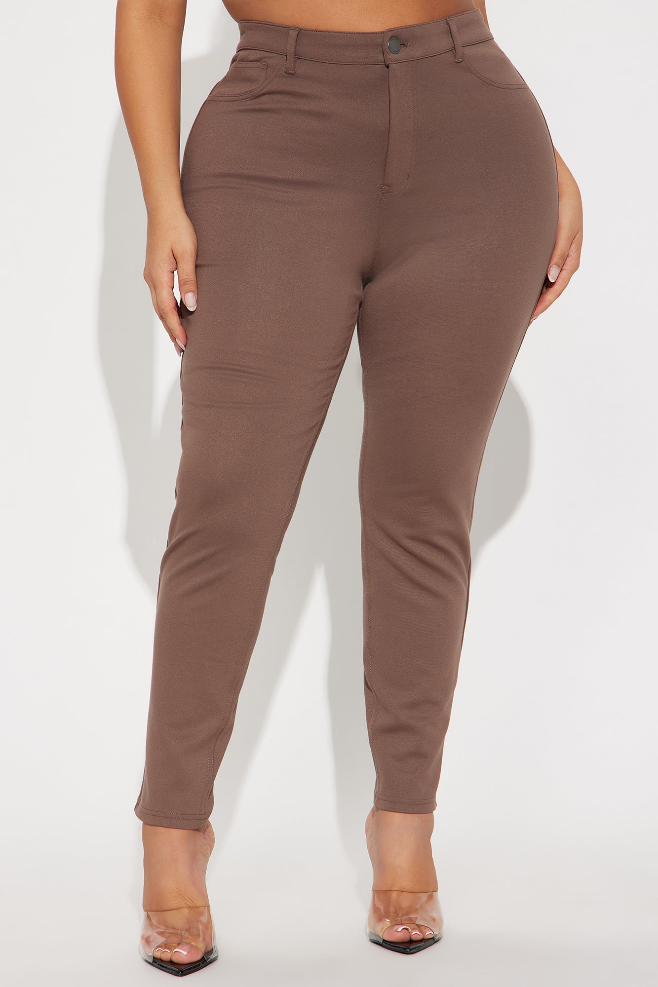 Ivy Prime Ponte Skinny Pant 29″ - Mocha