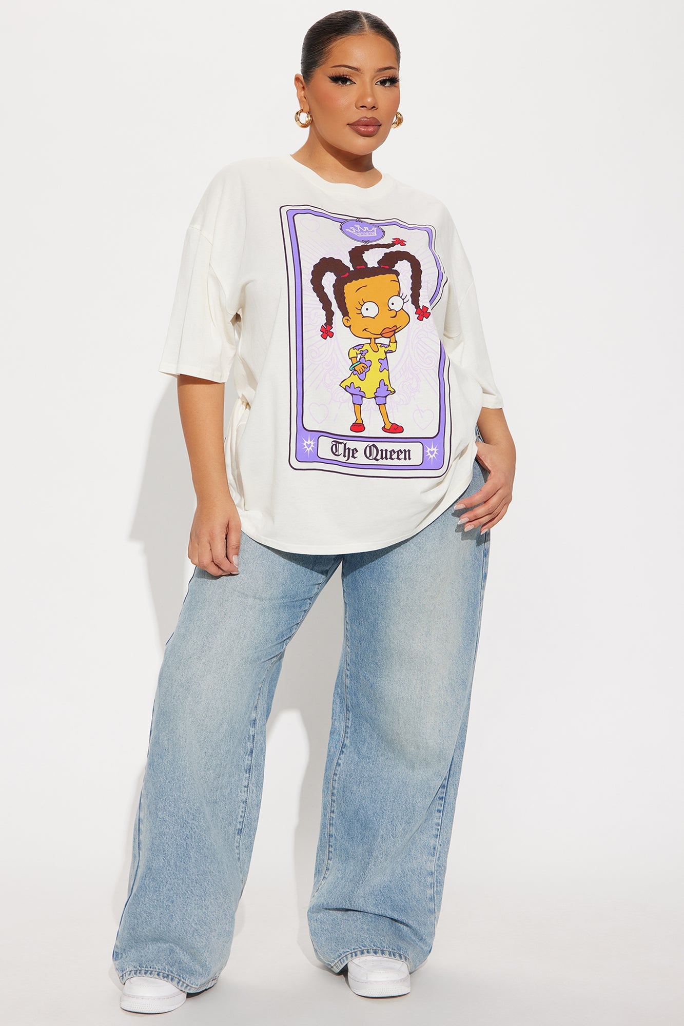 Rugrats The Queen Susie Tee - Cream