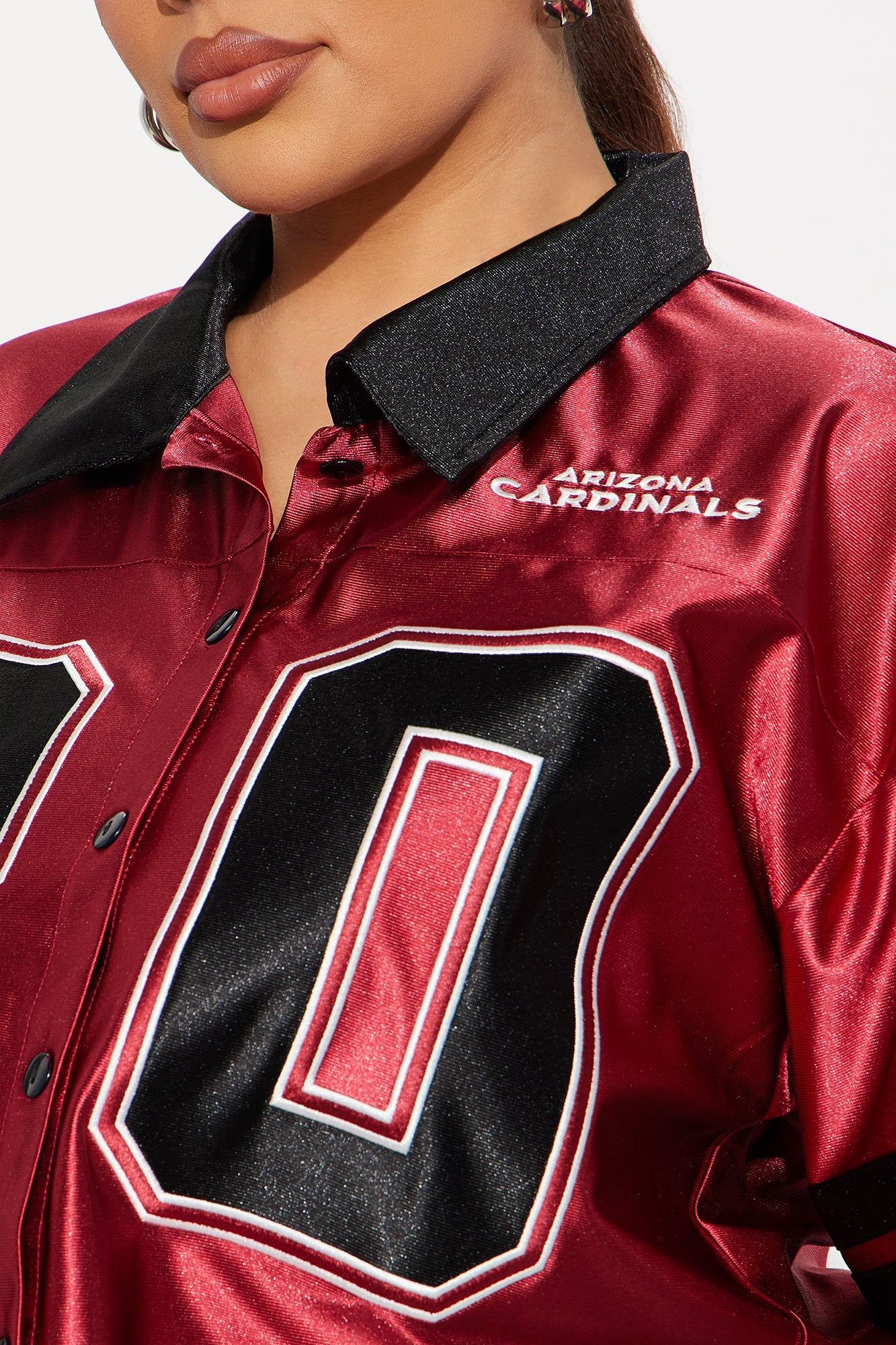 NFL Arizona Cardinals Cropped Shirt - Red