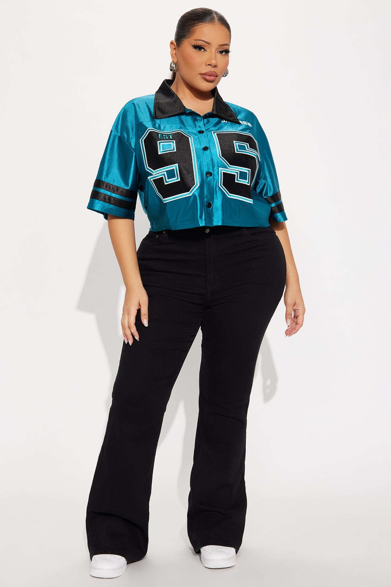 NFL Jacksonville Jaguars Cropped Shirt - Green