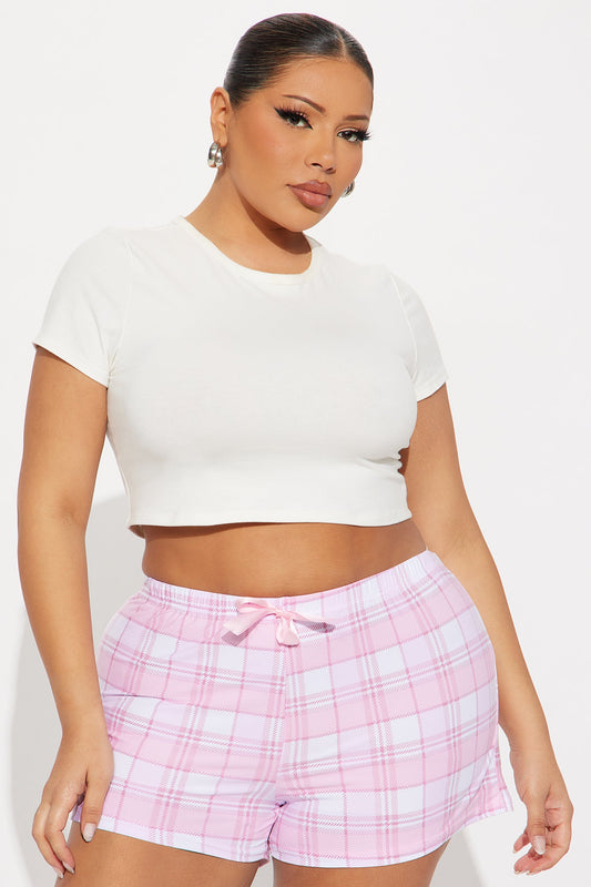 Love To Dream PJ Shorts - Pink