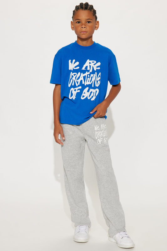 Mini Creations Of God Pant Set - Blue/combo