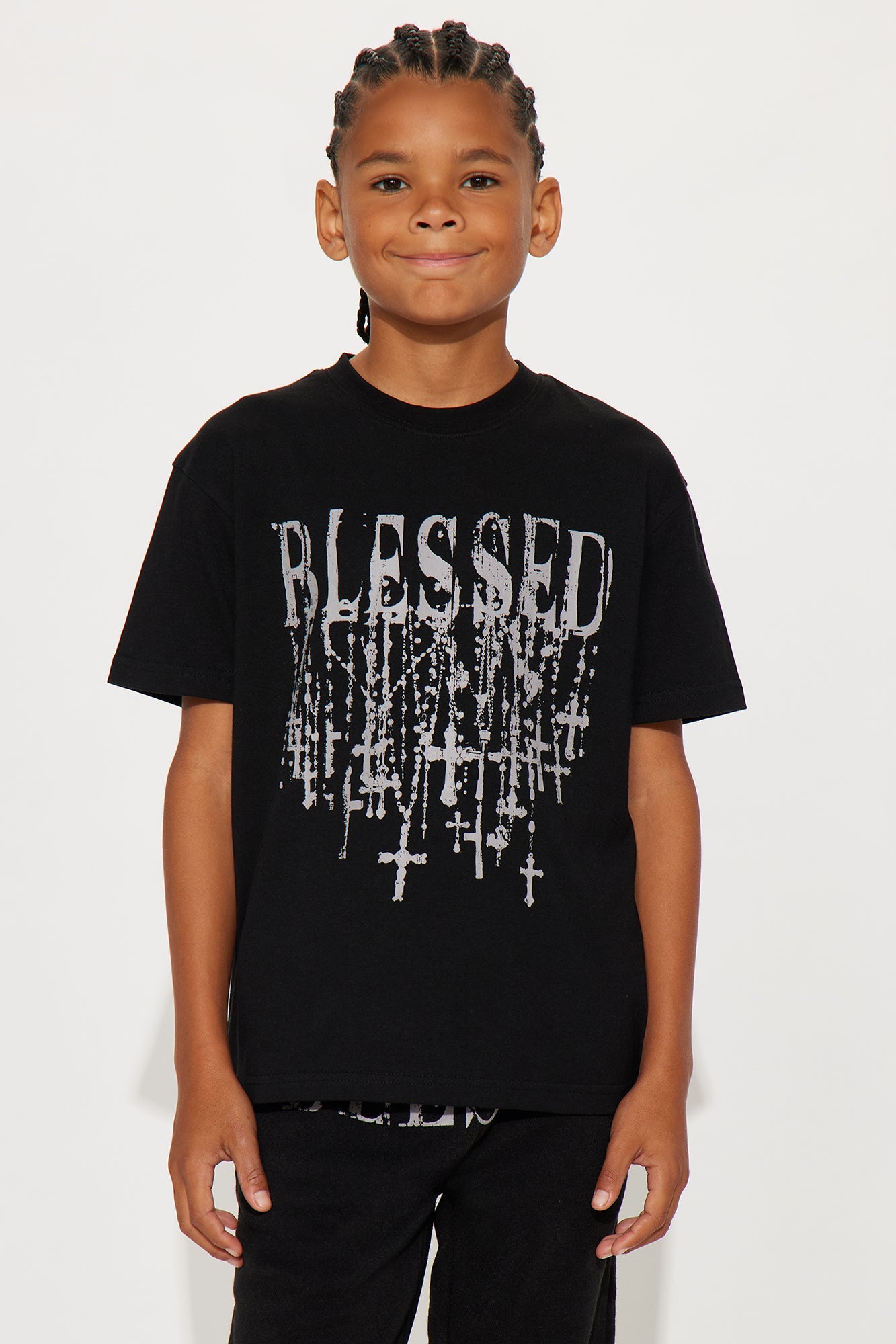 Mini Blessed Pant Set - Black/combo