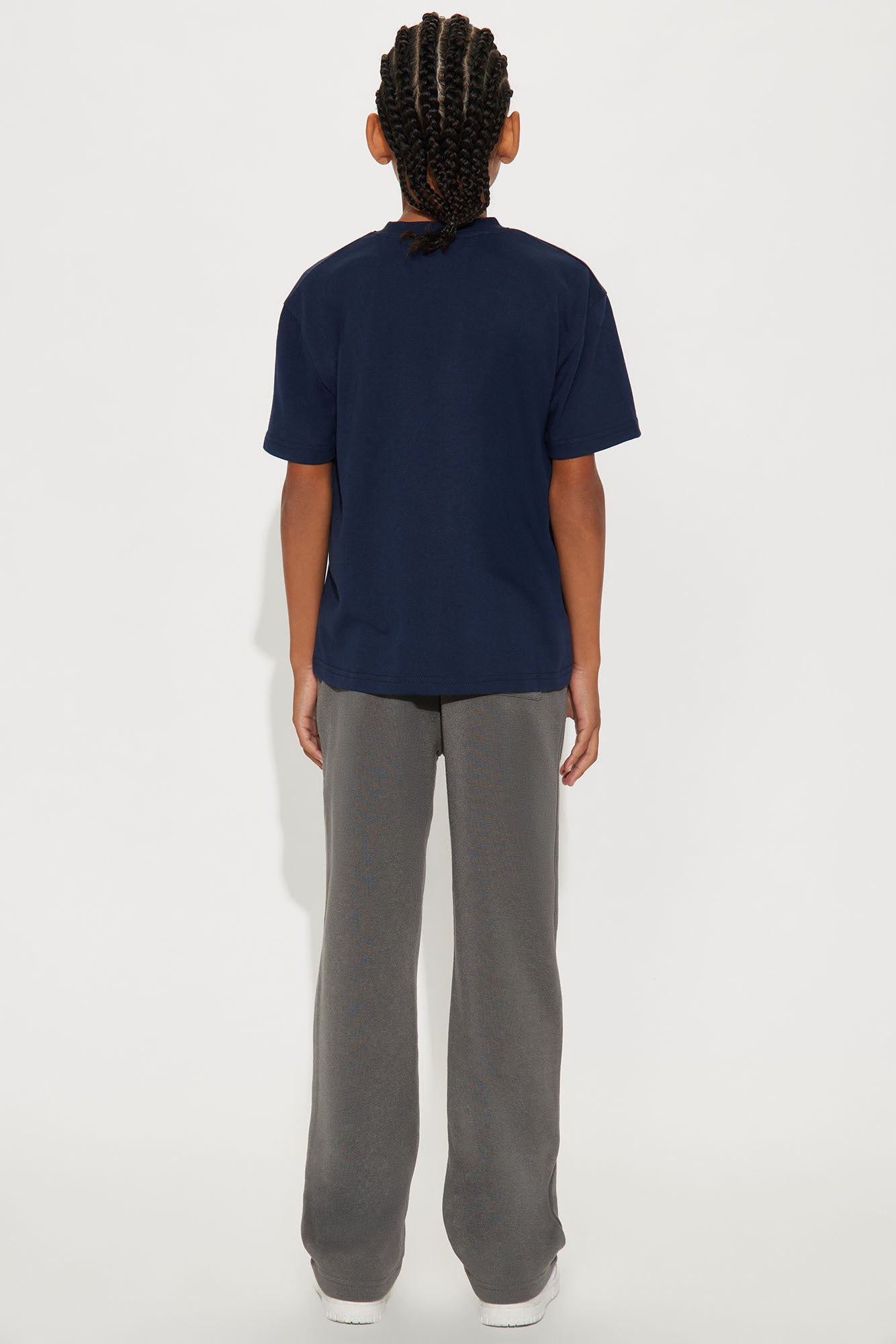 Mini Always & Forever Pant Set - Navy/combo