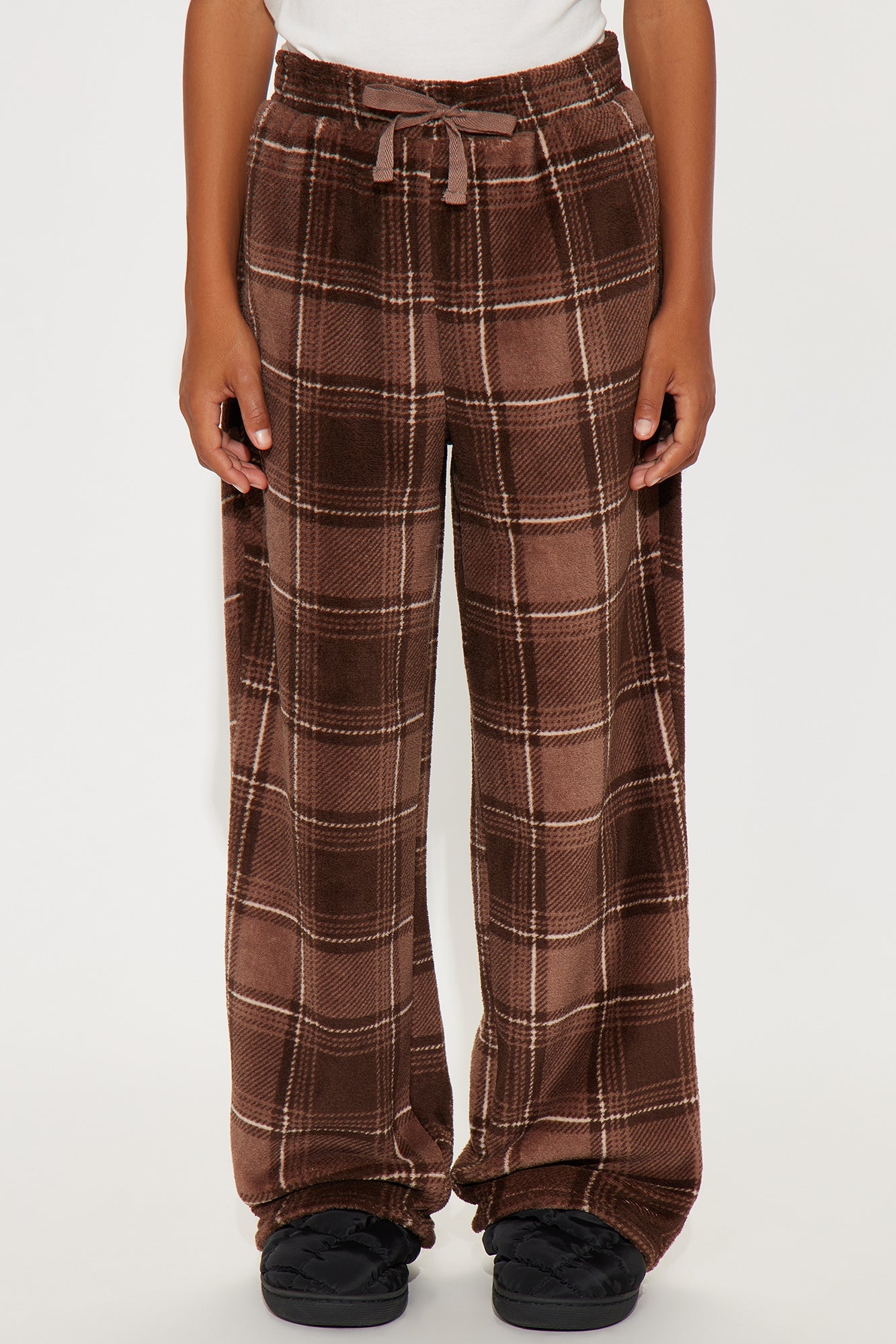 Mini Morning Coffee Plush Pants - Chocolate