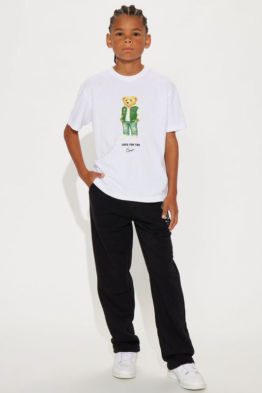 Mini Love For Sport Pant Set - White/Black